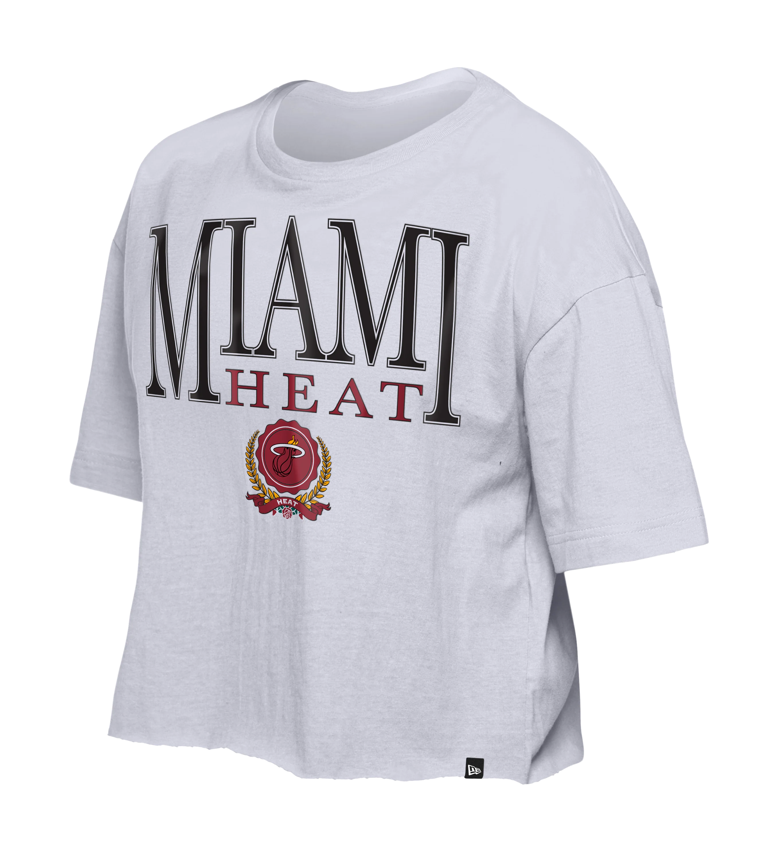 New Era Miami HEAT Women's Boxy Cropped Tee - Image 4