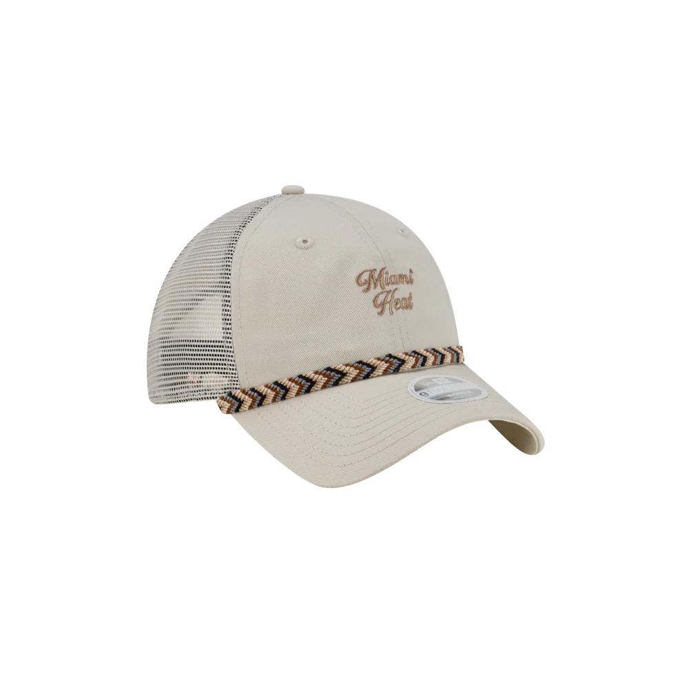 New Era Miami HEAT Fishtail Women's Trucker Hat - Image 5