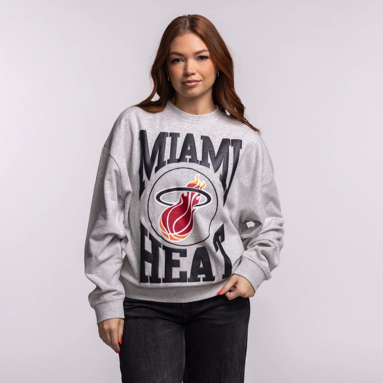 Mitchell & Ness Miami HEAT Lightweight Women's Crewneck