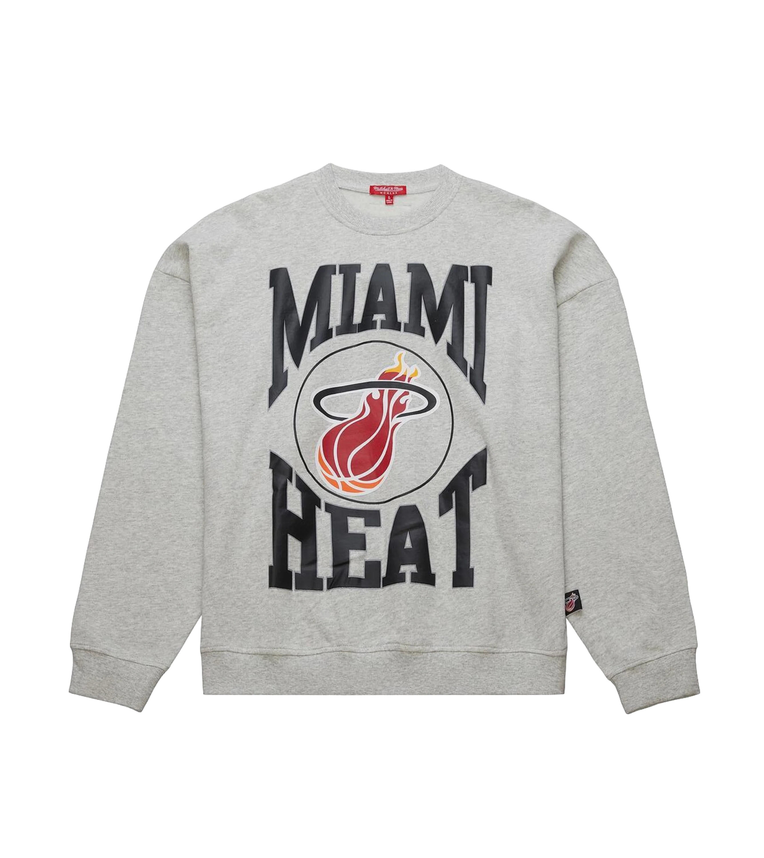 Mitchell & Ness Miami HEAT Lightweight Women's Crewneck - Image 5