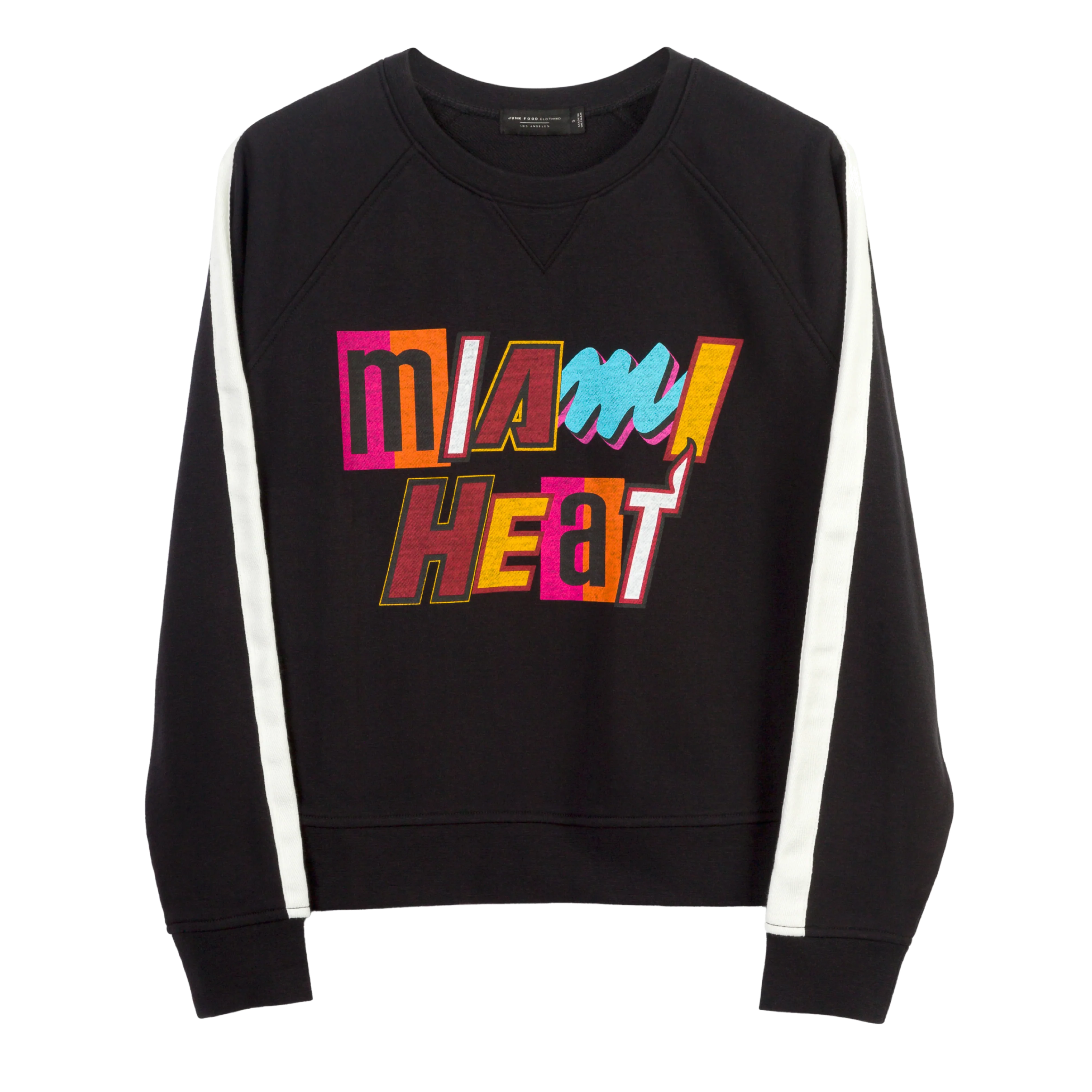 Junk Food Miami HEAT Overtime Mashup Women's Crewneck
