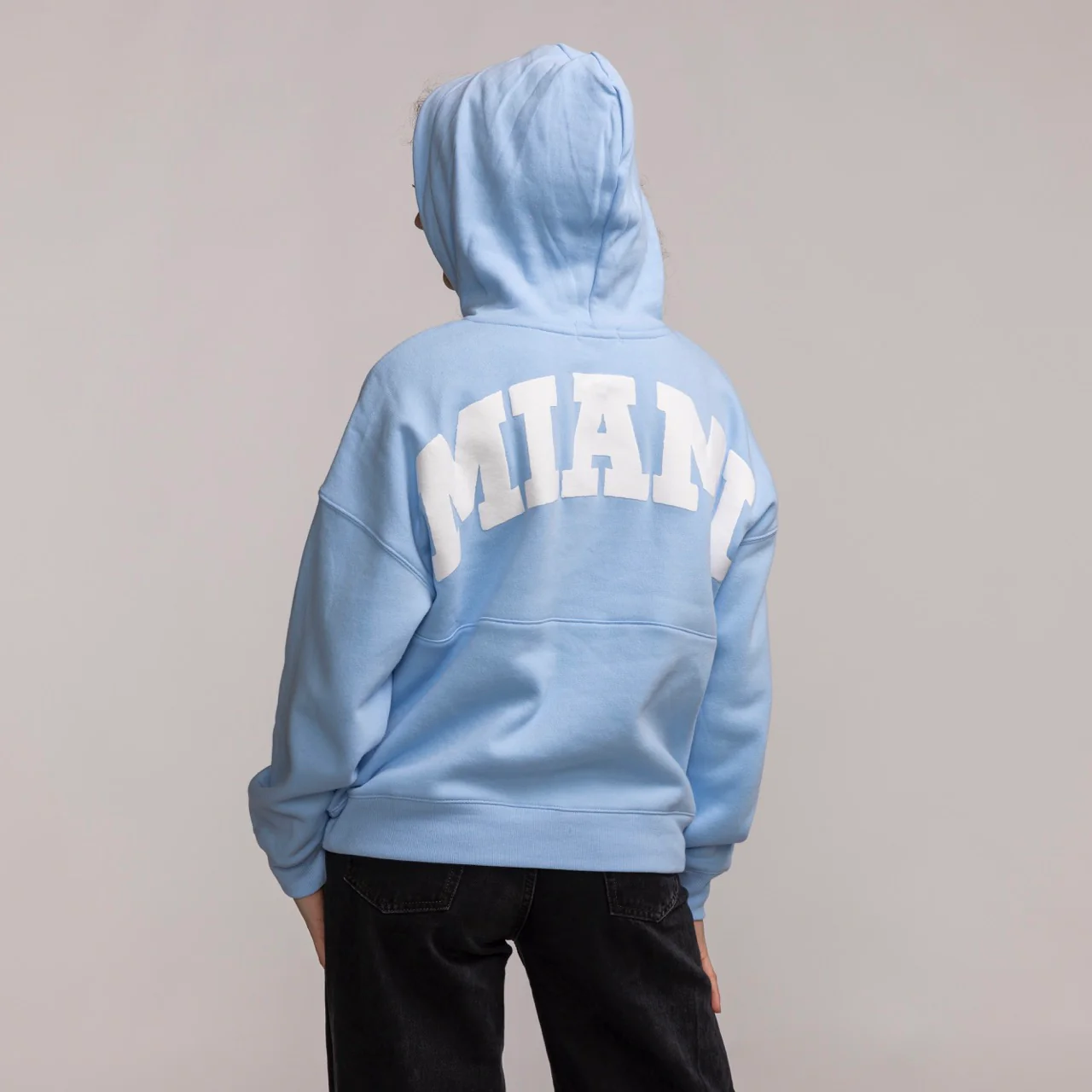 '47 Brand Miami HEAT Original Vice Women's Fade Away Hoodie - Image 2