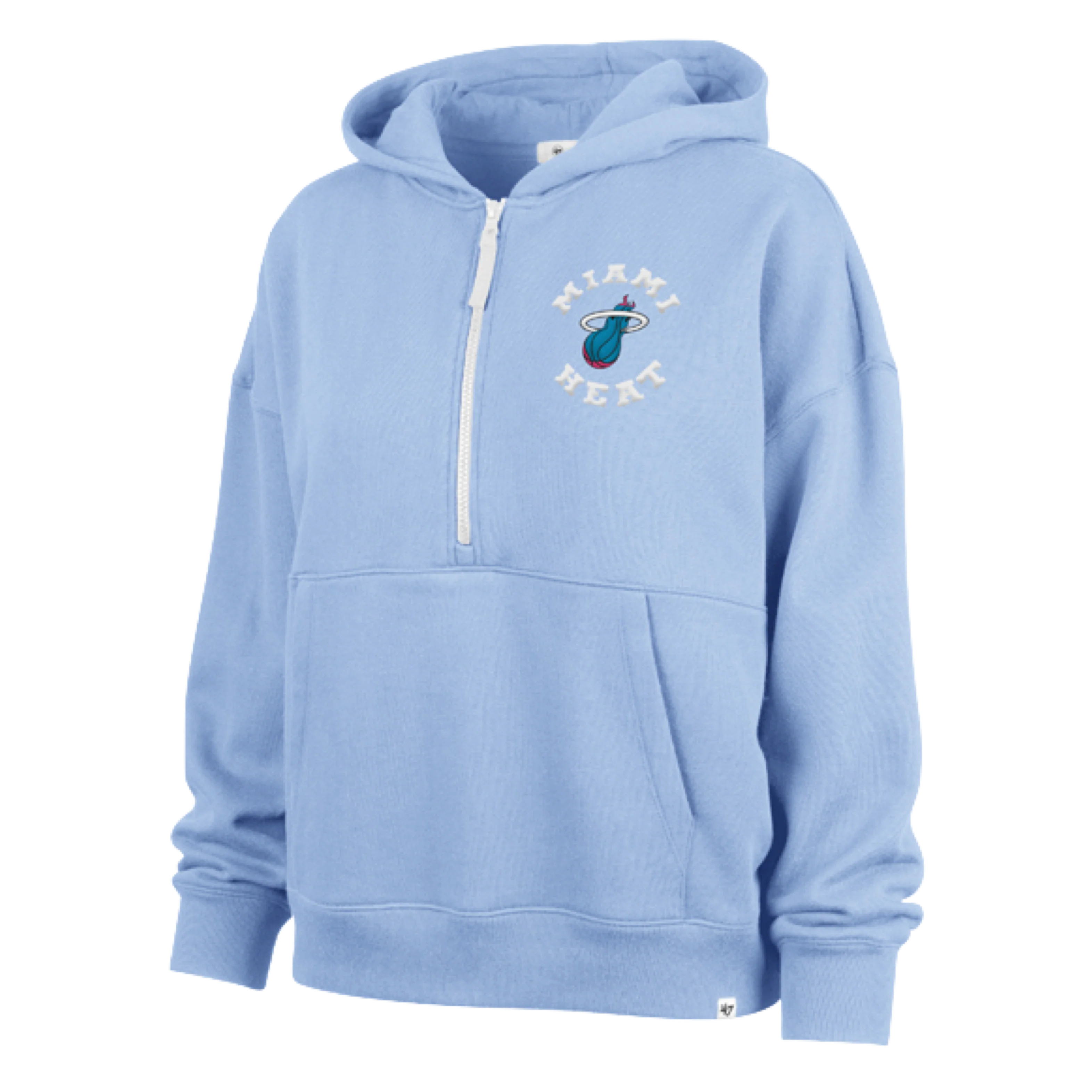 '47 Brand Miami HEAT Original Vice Women's Fade Away Hoodie - Image 5