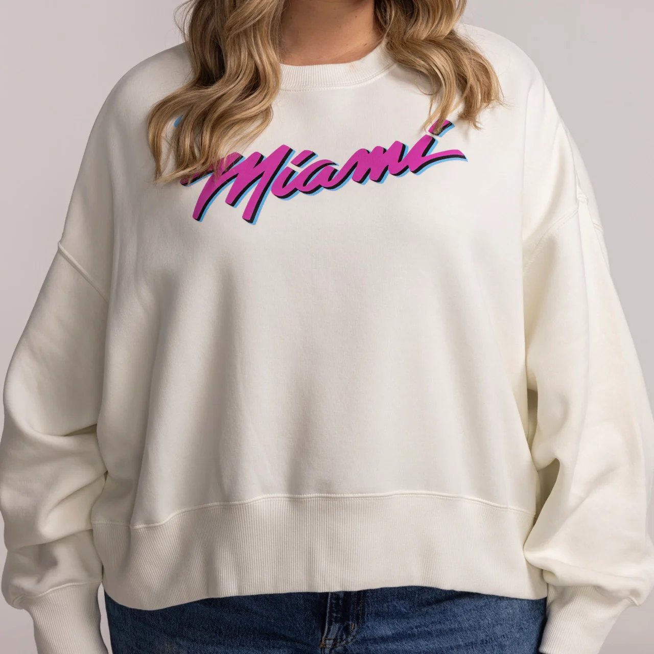 Nike Miami HEAT Original Vice Women's Crewneck - Image 2