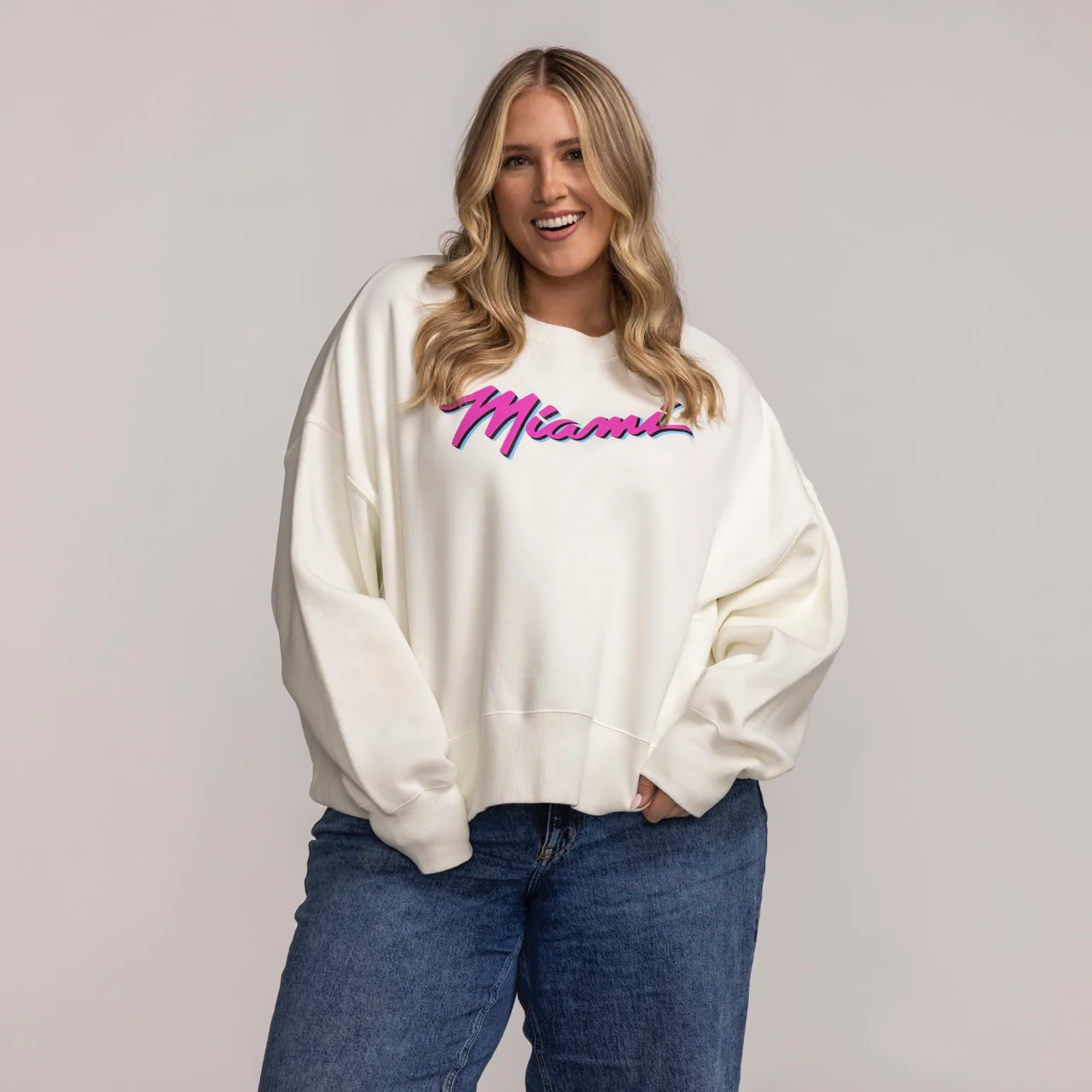 Nike Miami HEAT Original Vice Women's Crewneck - Image 3