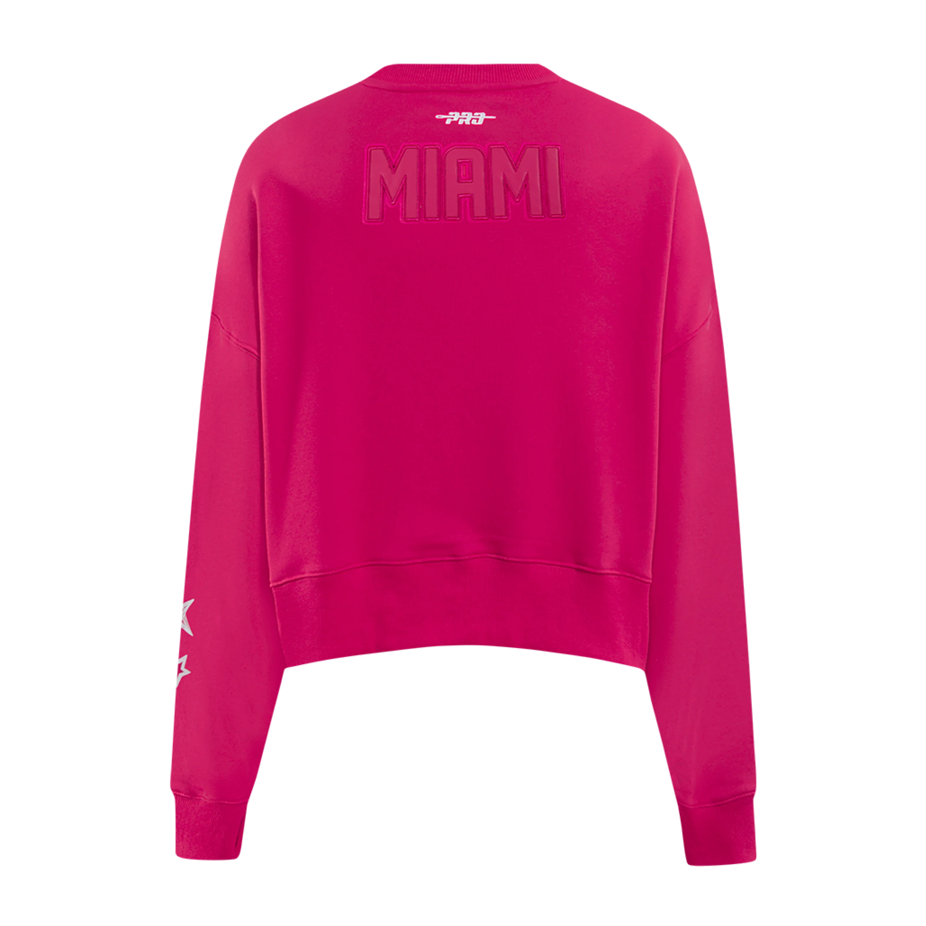 Pro Standard Miami HEAT Original Vice Pink Women's Crewneck - Image 6