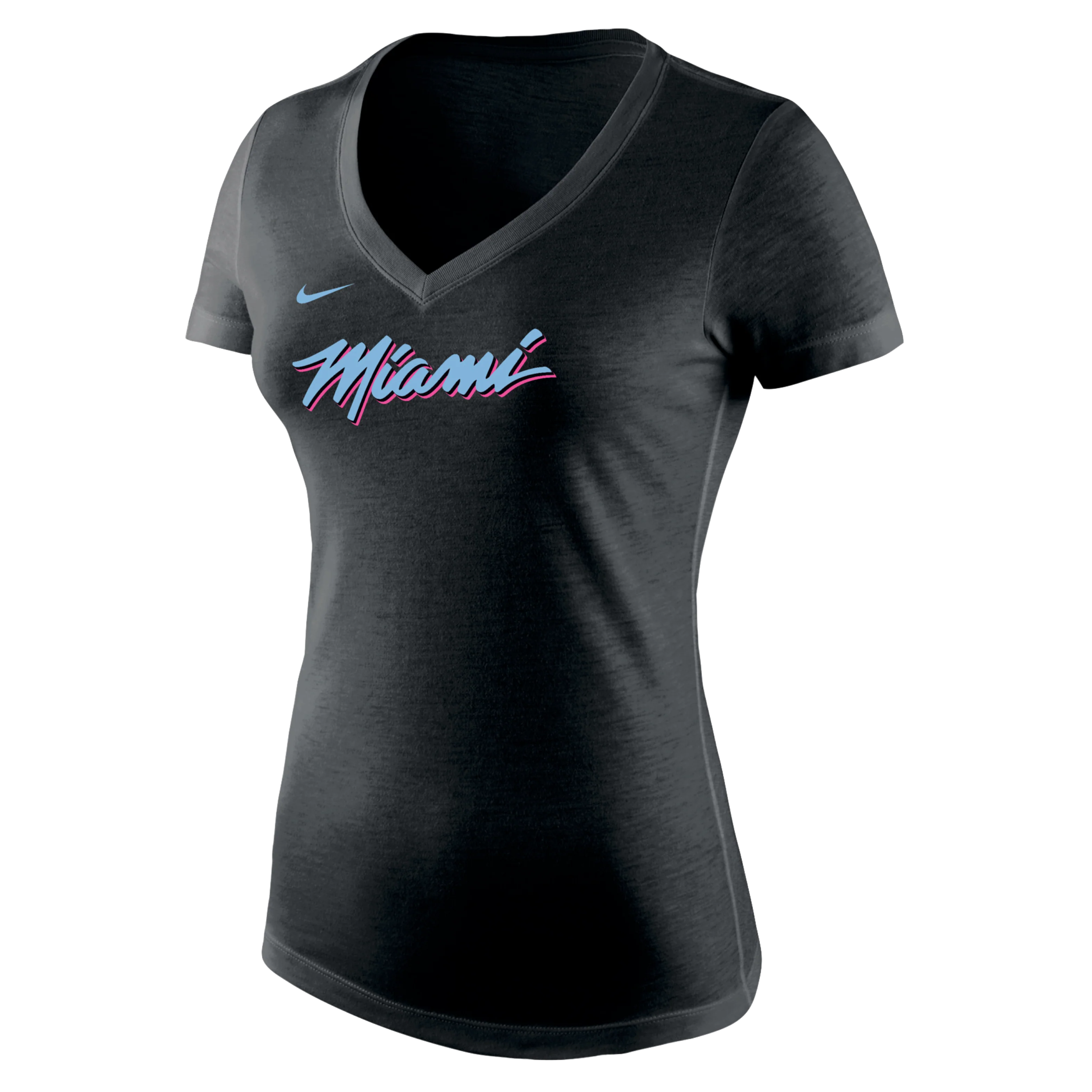 Nike Miami HEAT Original Vice Nights Women's V-Neck Tee - Image 4