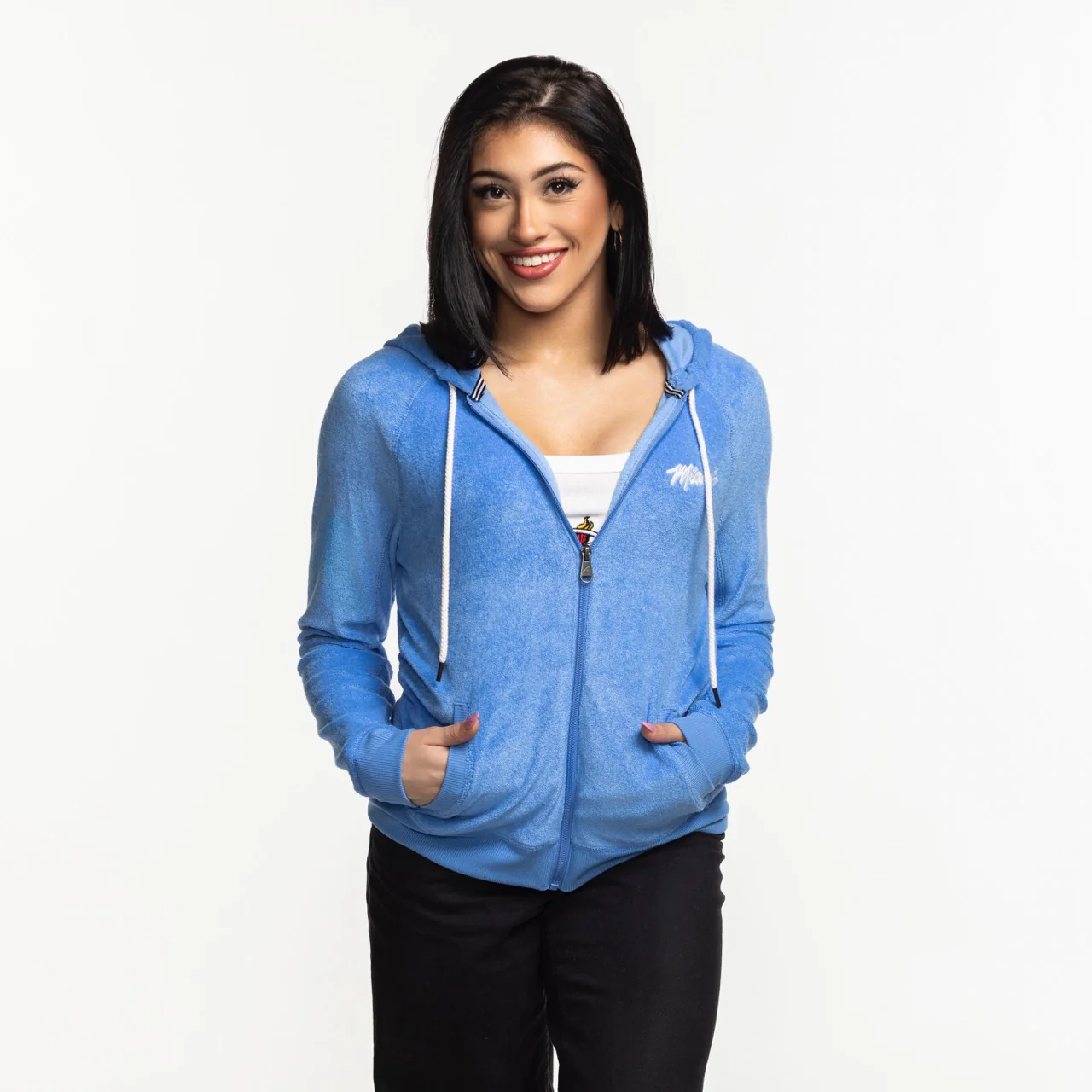 Antigua Miami HEAT Original Vice Nights Women's Zip Up Jacket