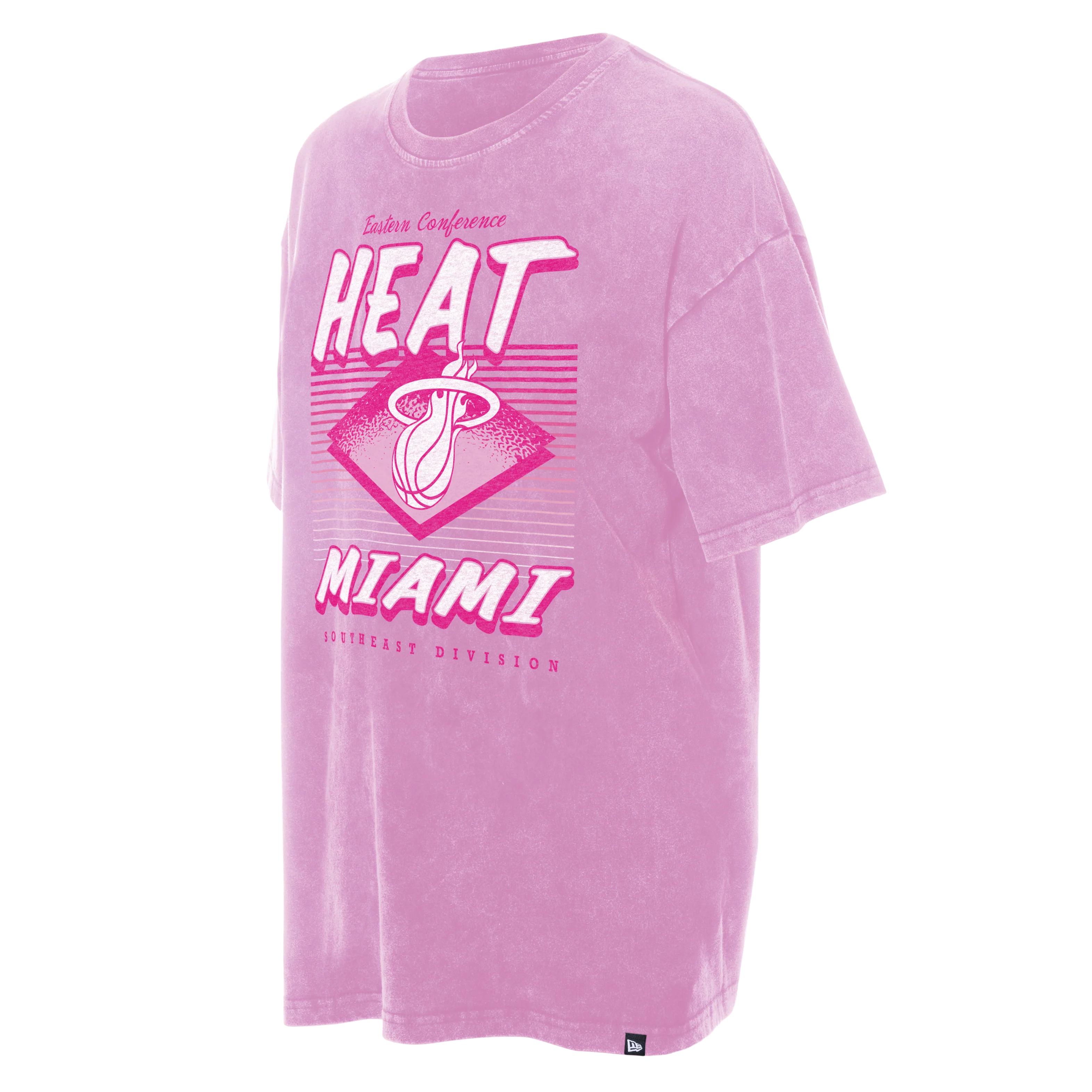 New Era Miami HEAT Women's Pink Washed Tee