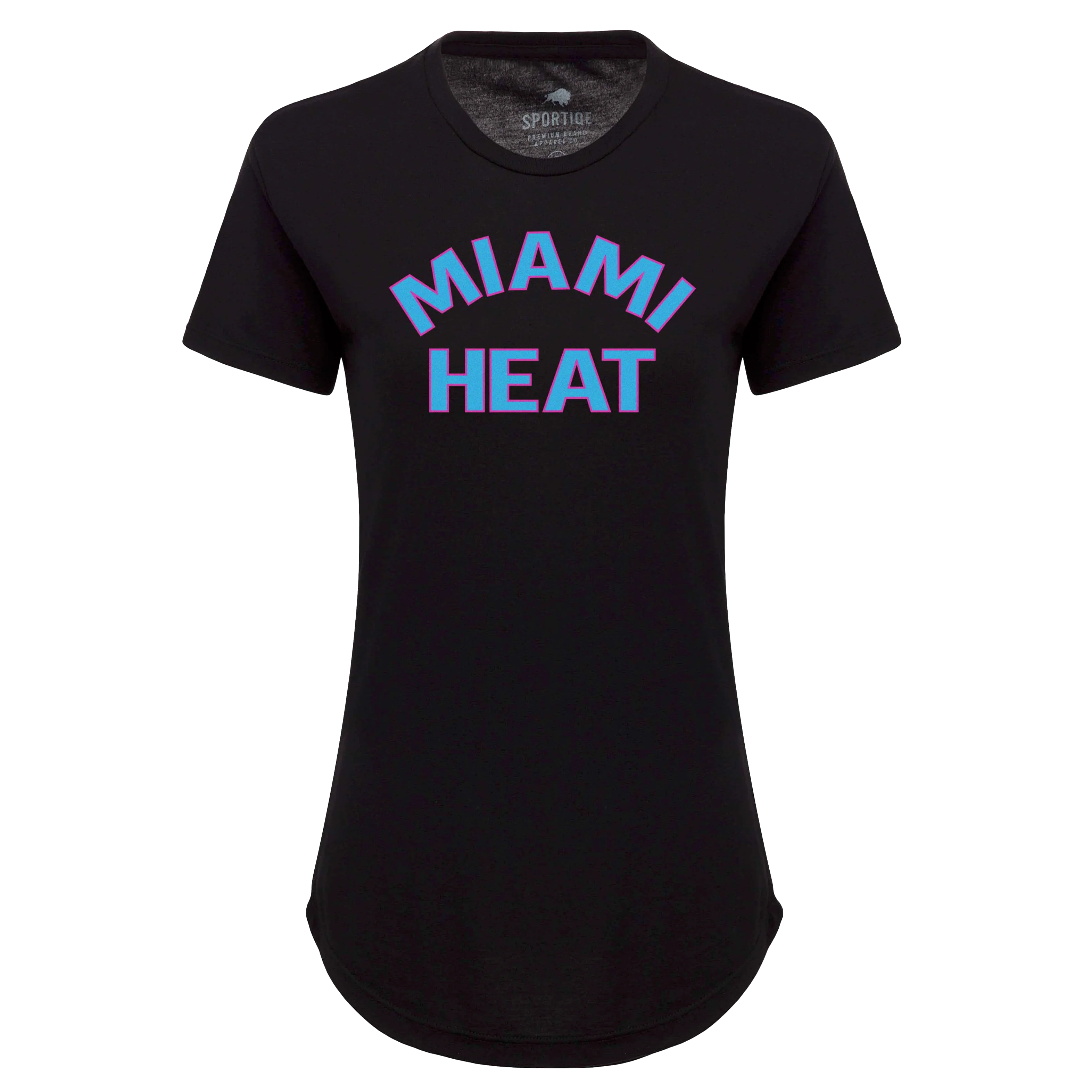 Sportiqe Miami HEAT Original Vice Nights Phoebe Women's Tee - Image 5