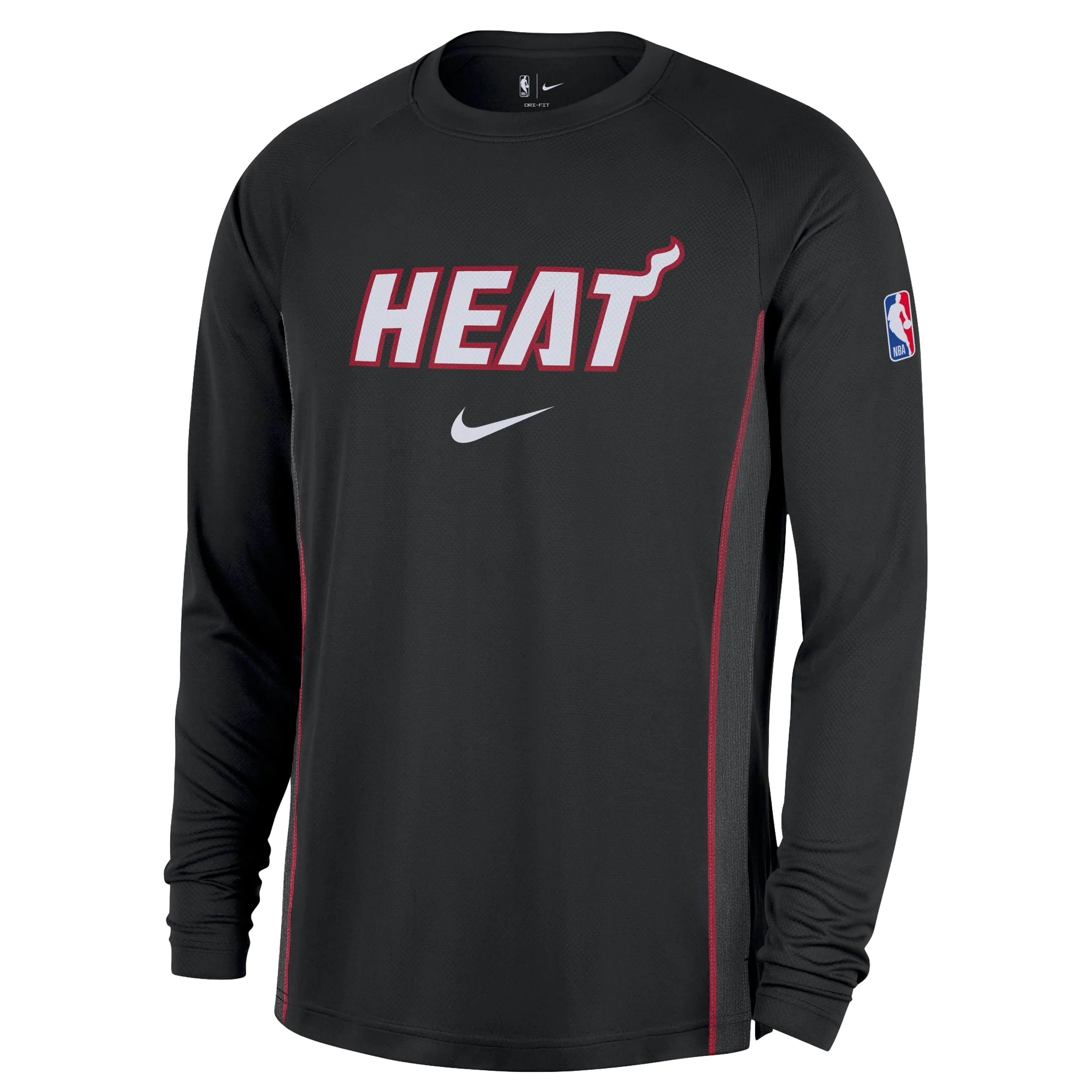 Nike Miami HEAT 2025-26 On-Court Long Sleeve Shooting Shirt - Image 5