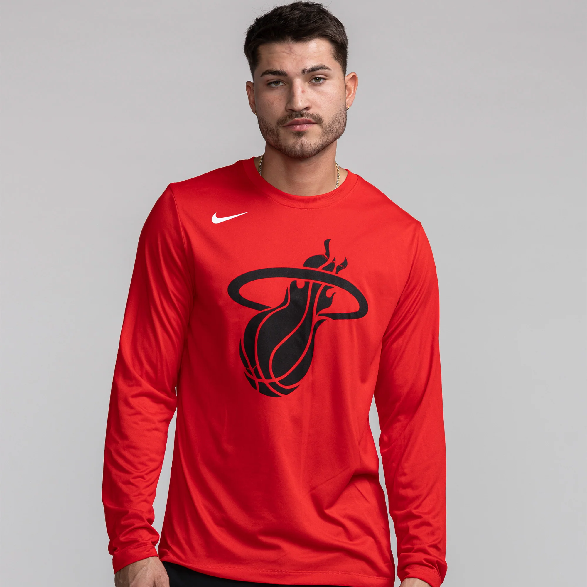 Nike HEAT Culture: Blood Red Logo Long Sleeve