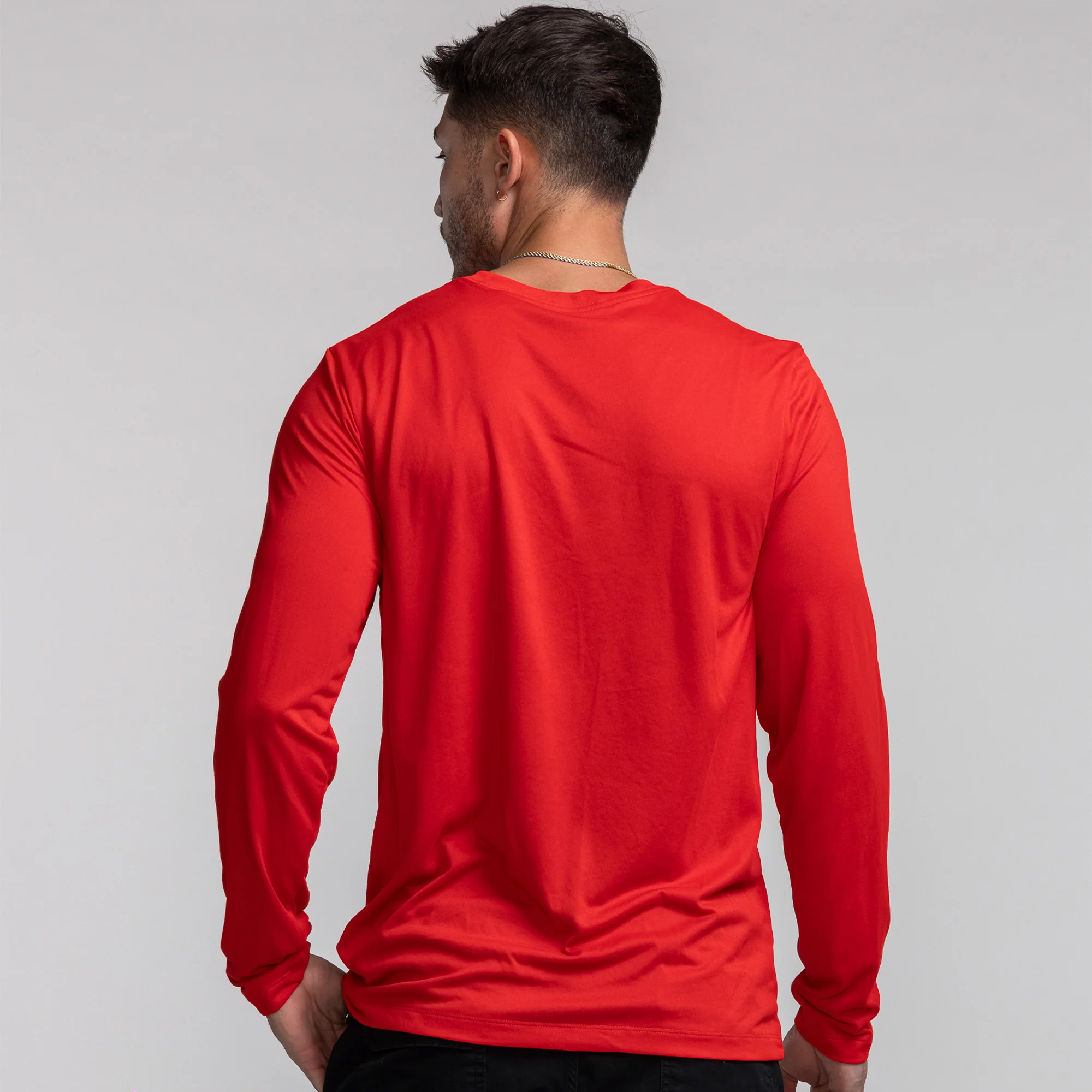 Nike HEAT Culture: Blood Red Logo Long Sleeve - Image 2