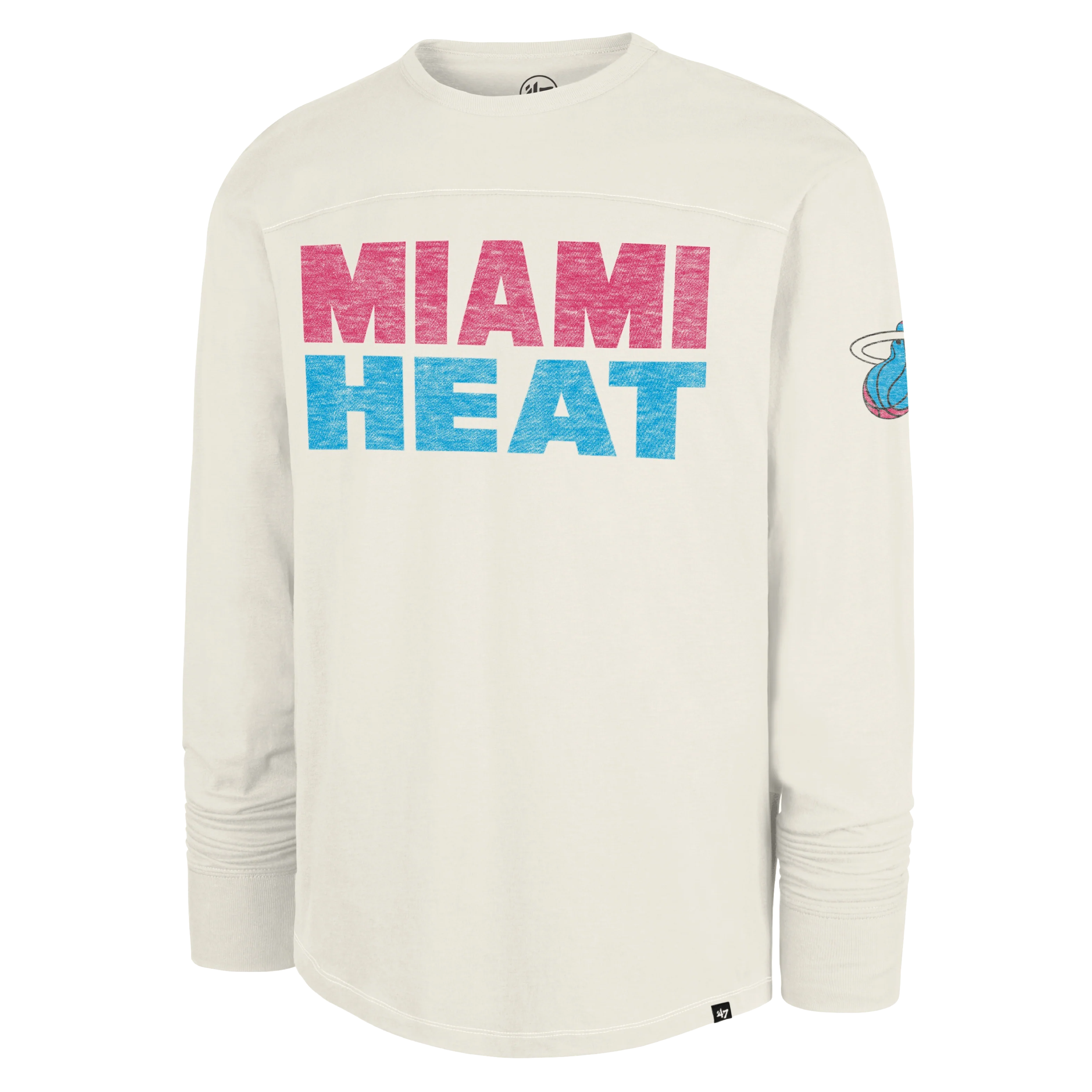 '47 Brand Miami HEAT Original Vice Long Sleeve Tee - Image 4