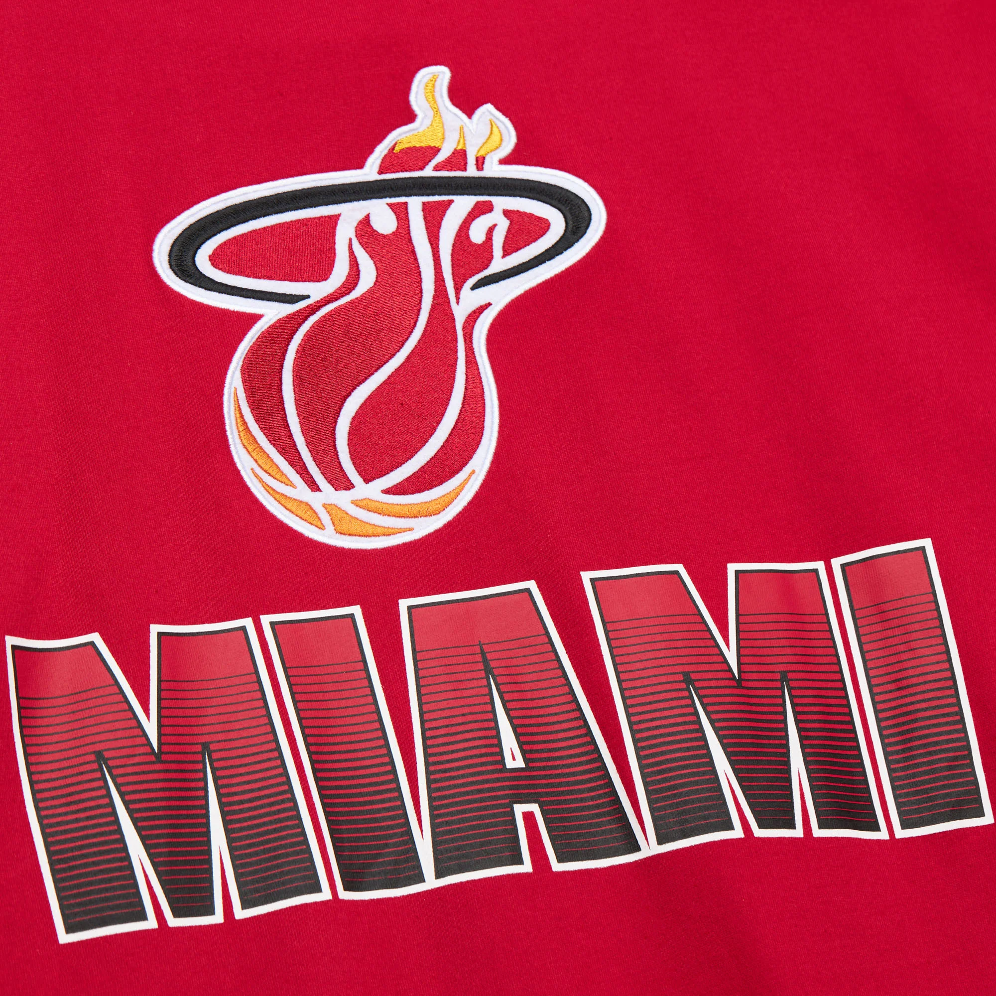 Mitchell & Ness Miami HEAT Allover Vintage Long Sleeve Tee - Image 6