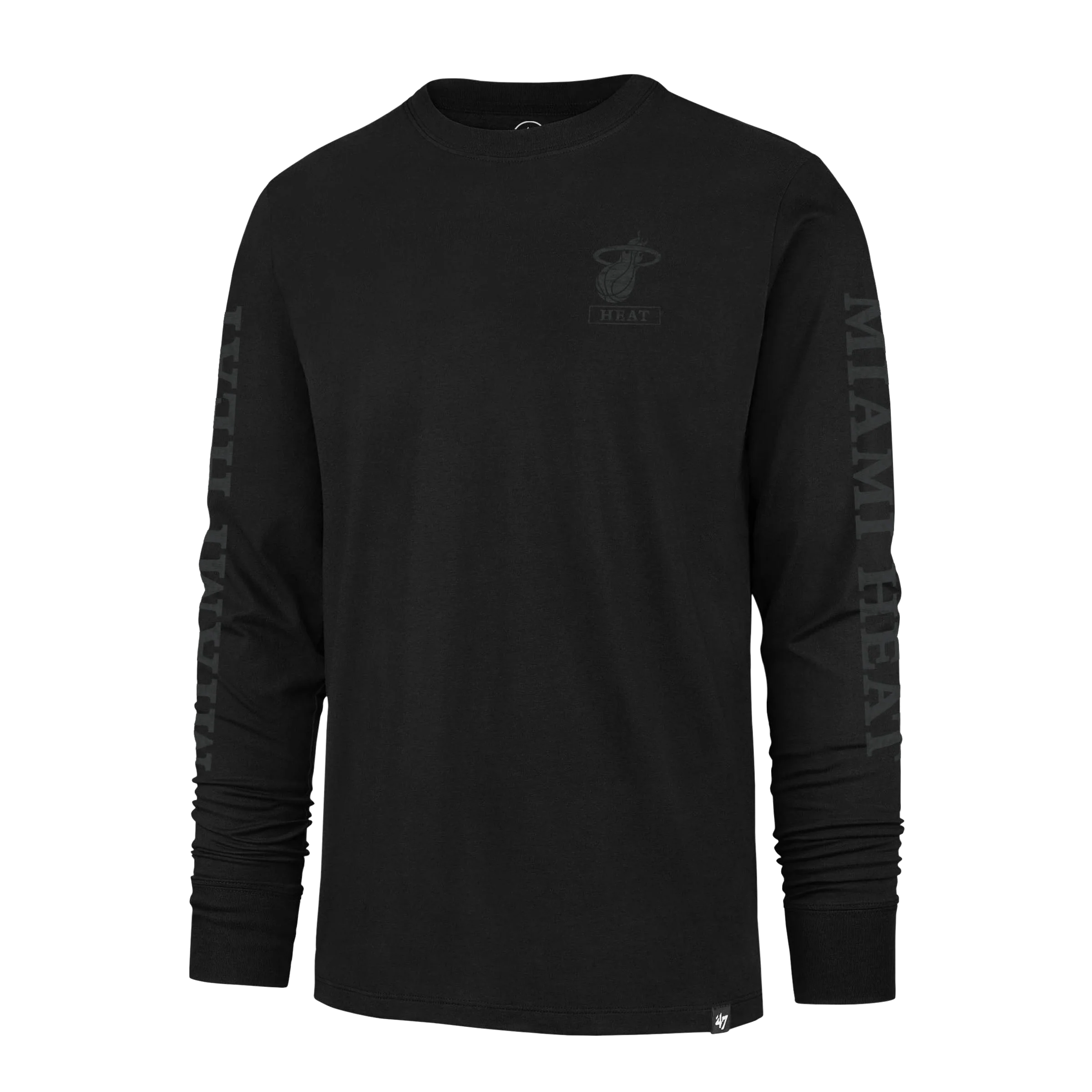 '47 Brand Miami HEAT Triple Down Long Sleeve Tee