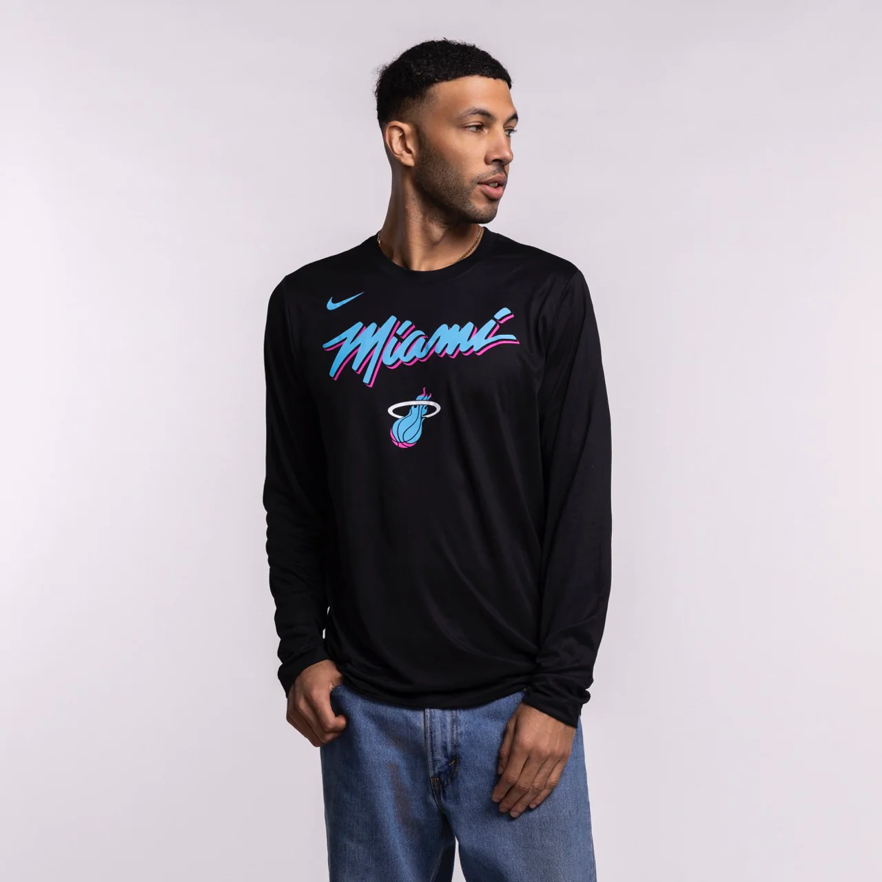 Nike Miami HEAT Original Vice Nights Legend Long Sleeve Tee