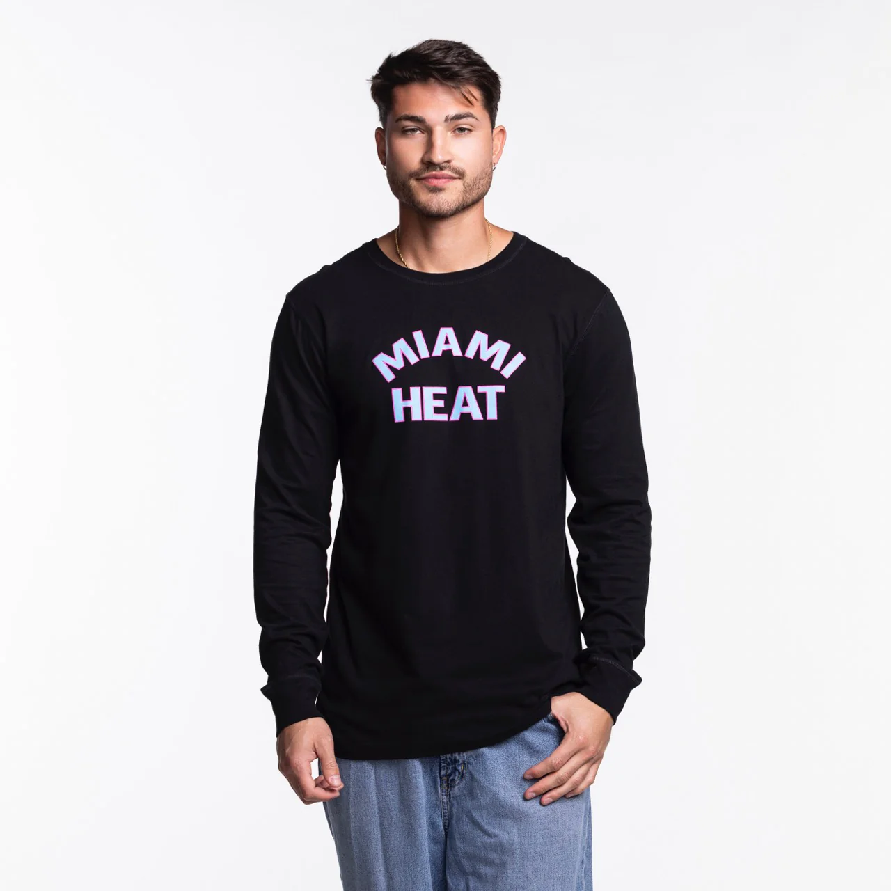 Sportiqe Miami HEAT Original Vice Nights Long Sleeve Tee