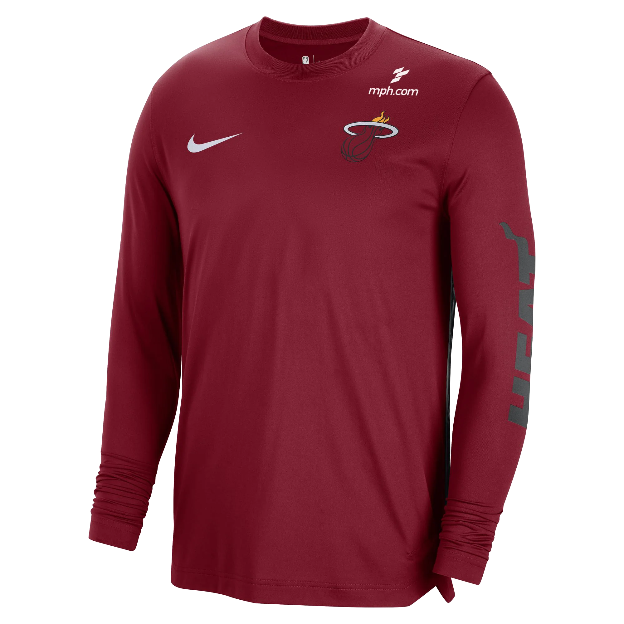 Nike Miami HEAT 2023-24 Pre-Game Long Sleeve Tee