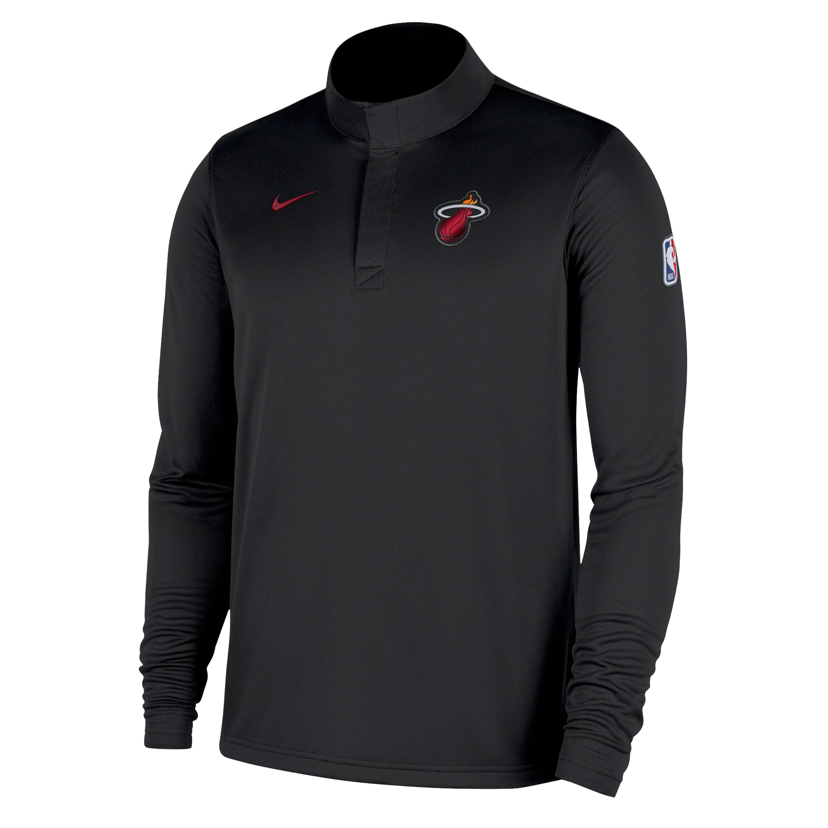 Nike Miami HEAT Black Logo 1/4 Zip - Image 4