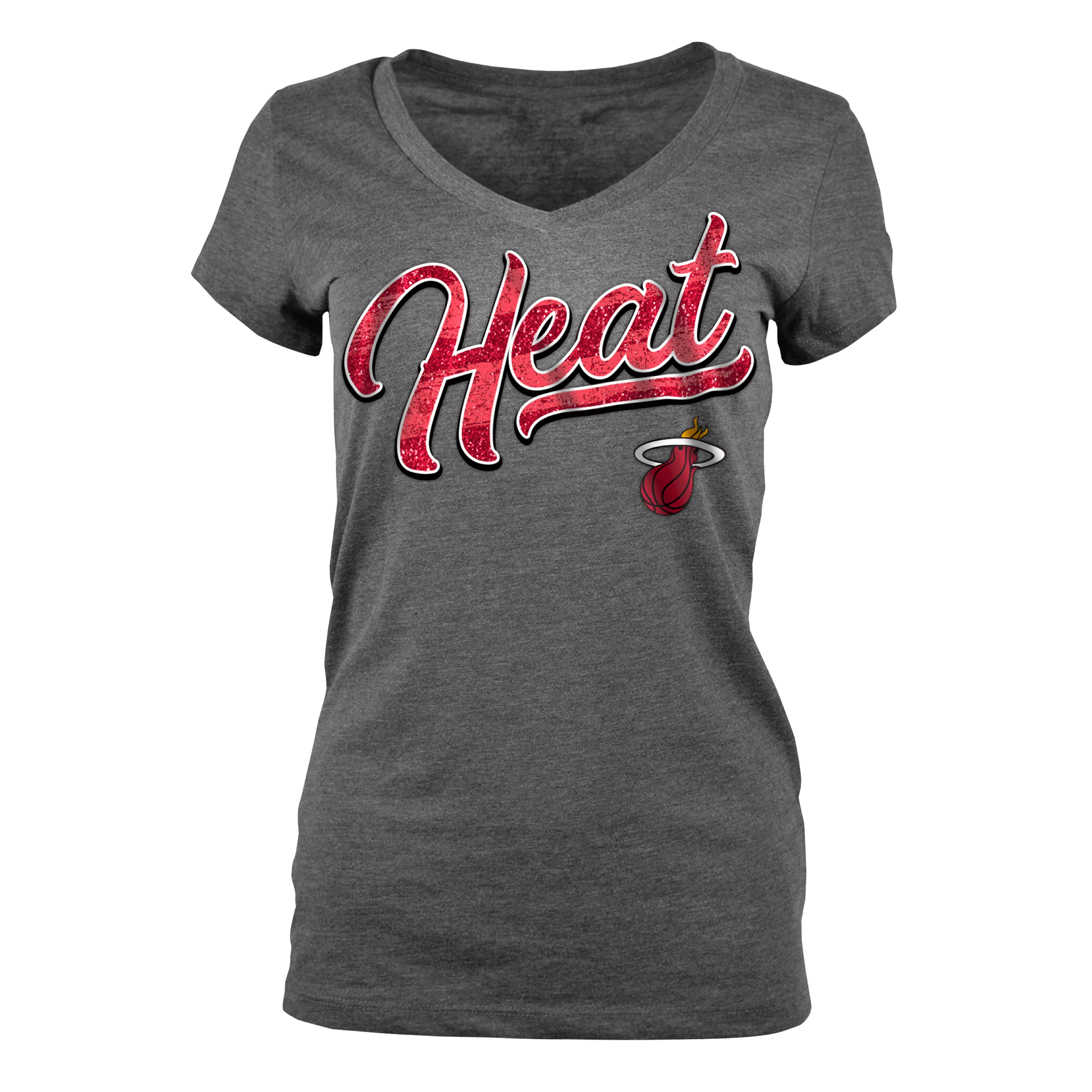 New ERA Miami HEAT Ladies Short Sleeve VNeck Tee