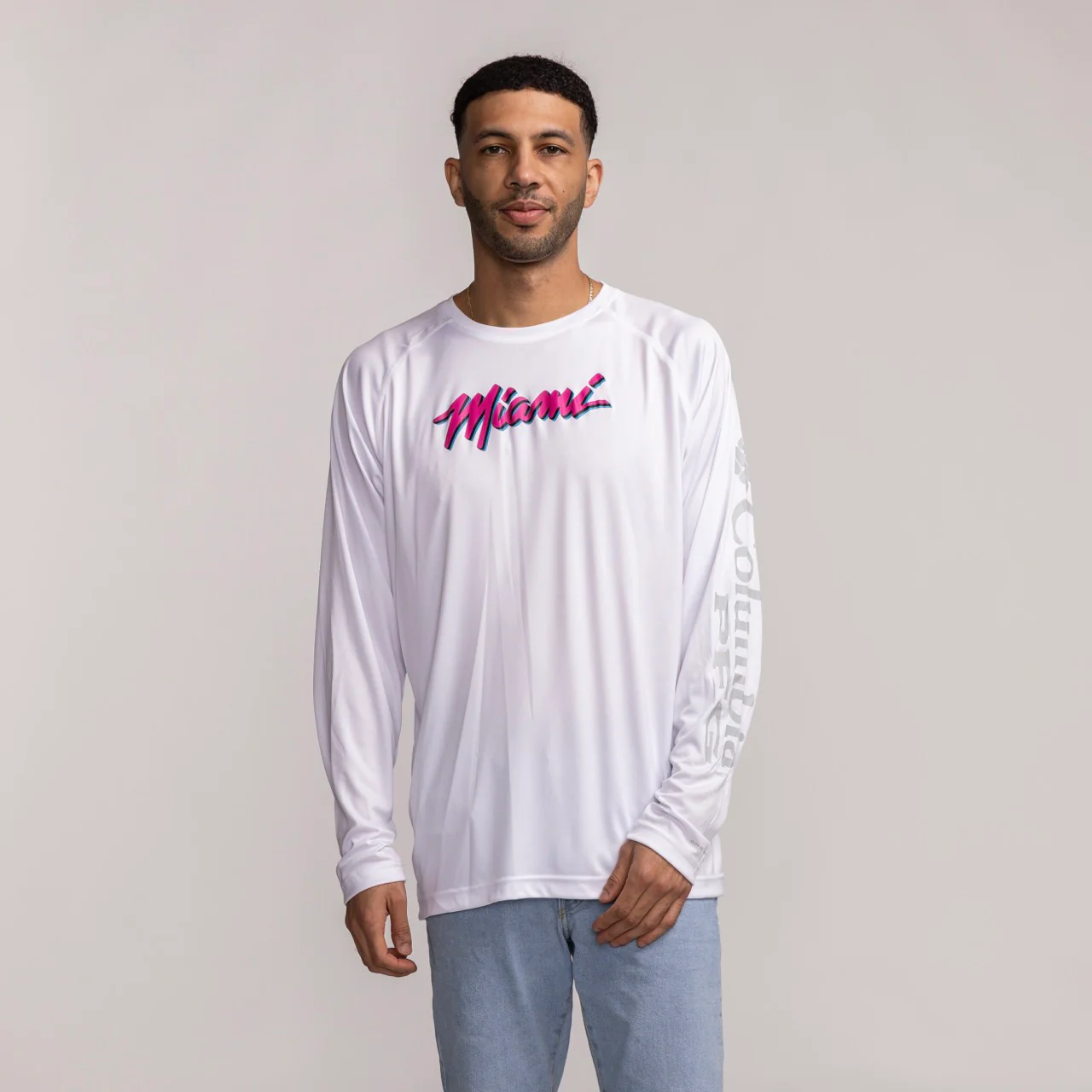 Columbia Miami HEAT Original Vice Wordmark Long Sleeve - Image 4
