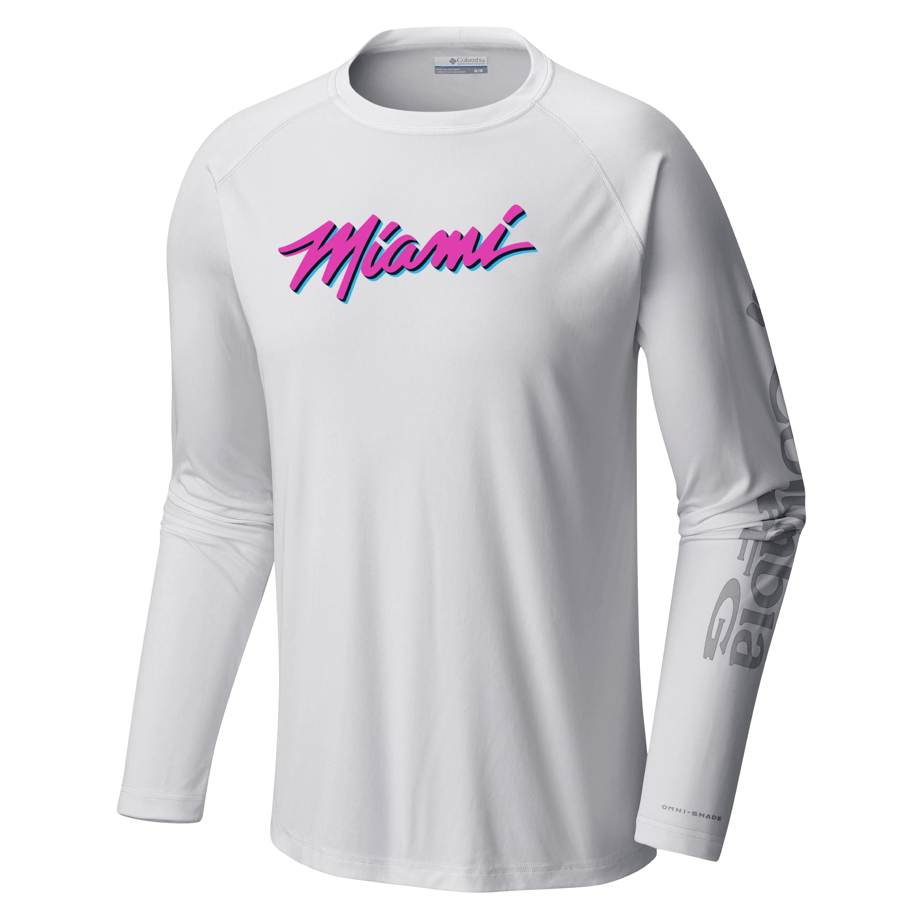 Columbia Miami HEAT Original Vice Wordmark Long Sleeve - Image 5