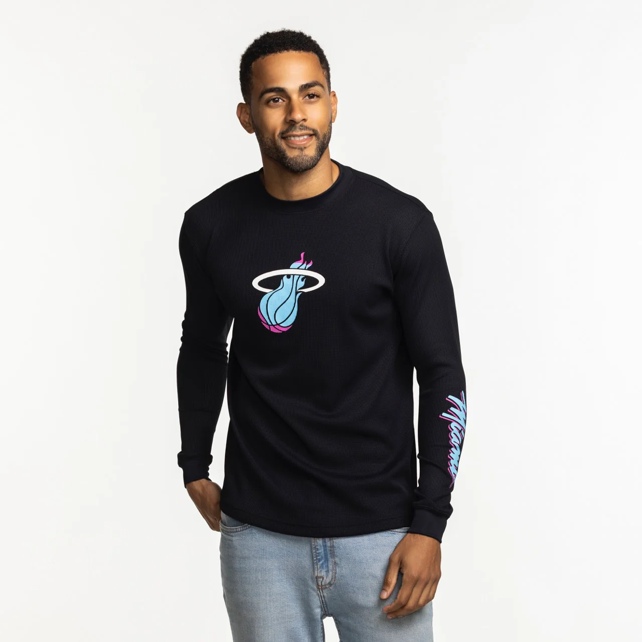 Stadium Essentials Miami HEAT Original Vice Nights Long Sleeve Tee