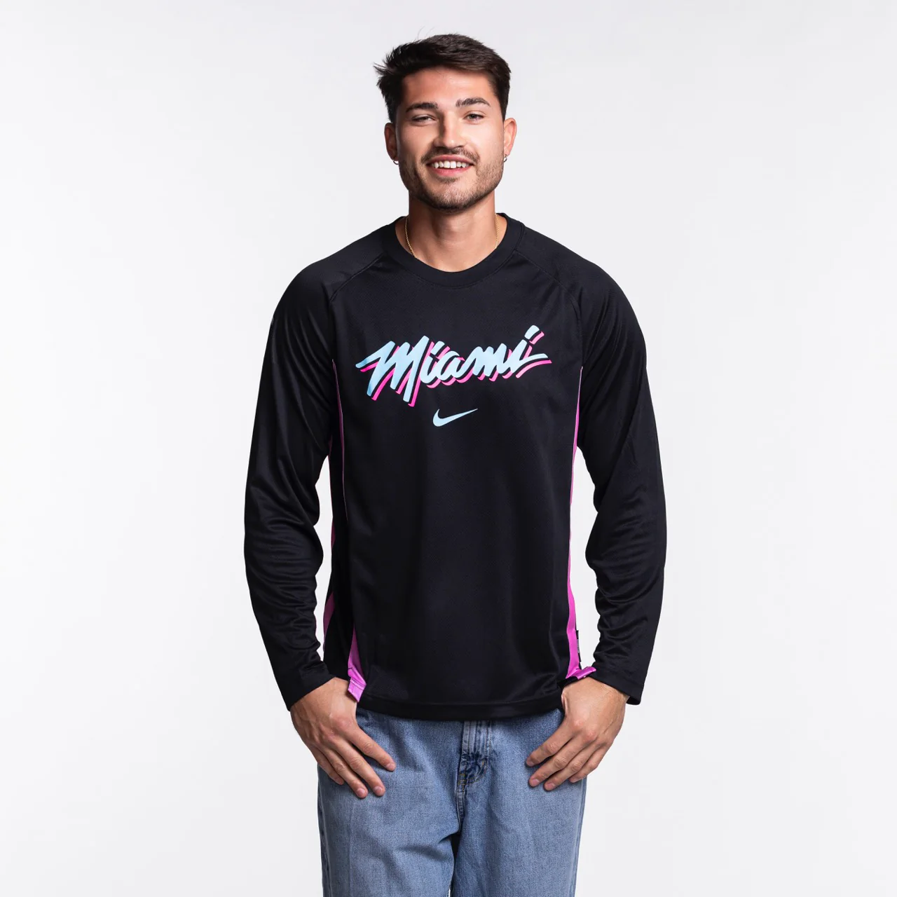 Nike Miami HEAT Original Vice Nights Shooting Shirt