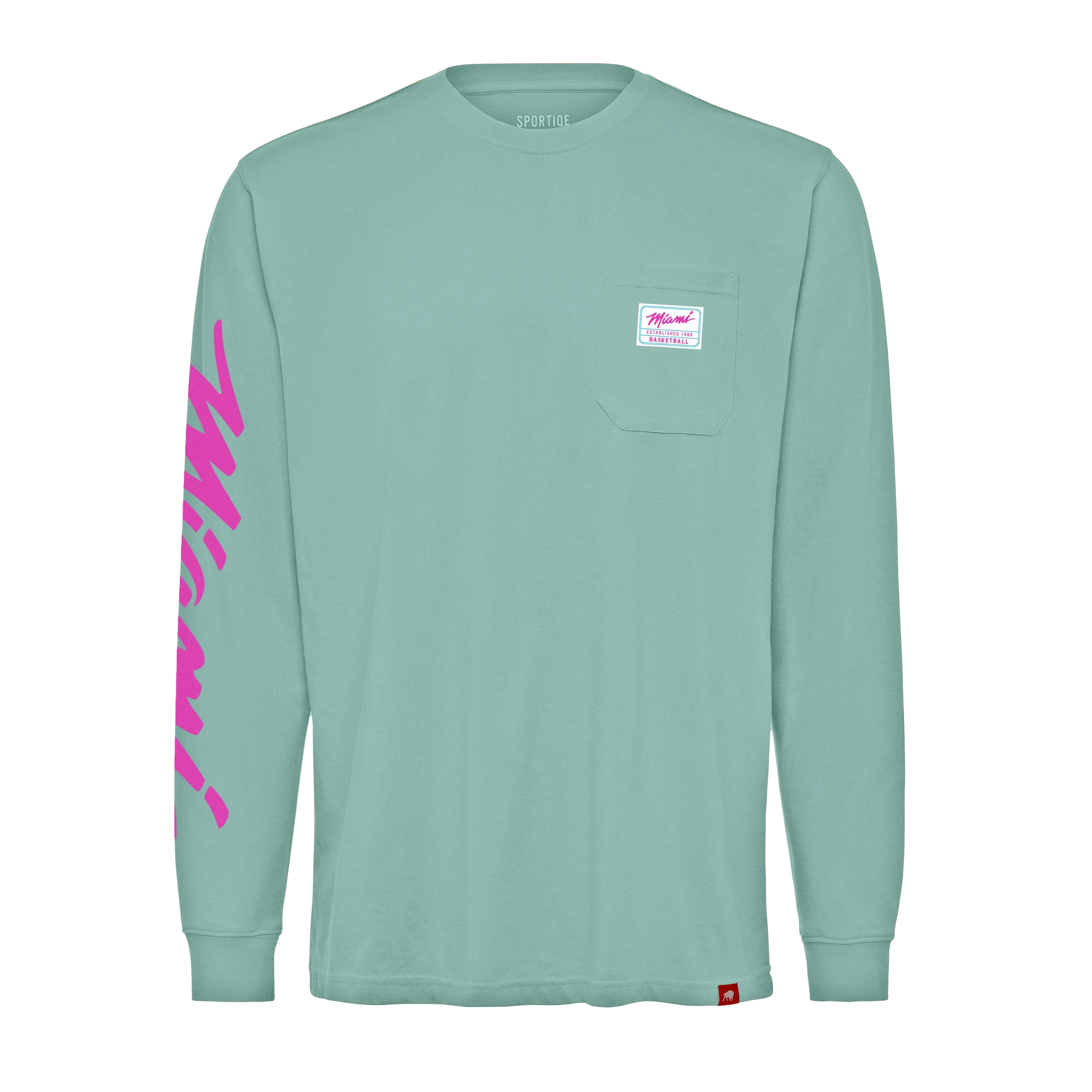 Sportiqe Miami HEAT Original Vice Wordmark Long Sleeve Tee - Image 4