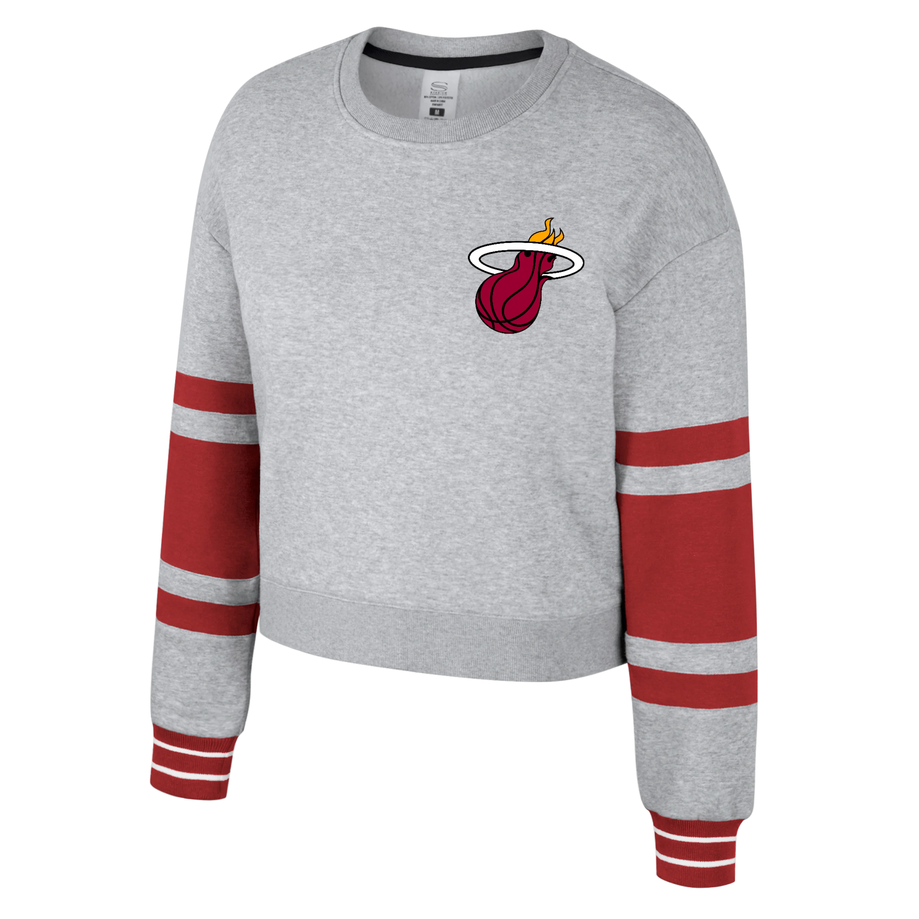 Stadium Essentials Miami HEAT Women's Cropped Crewneck - Image 4