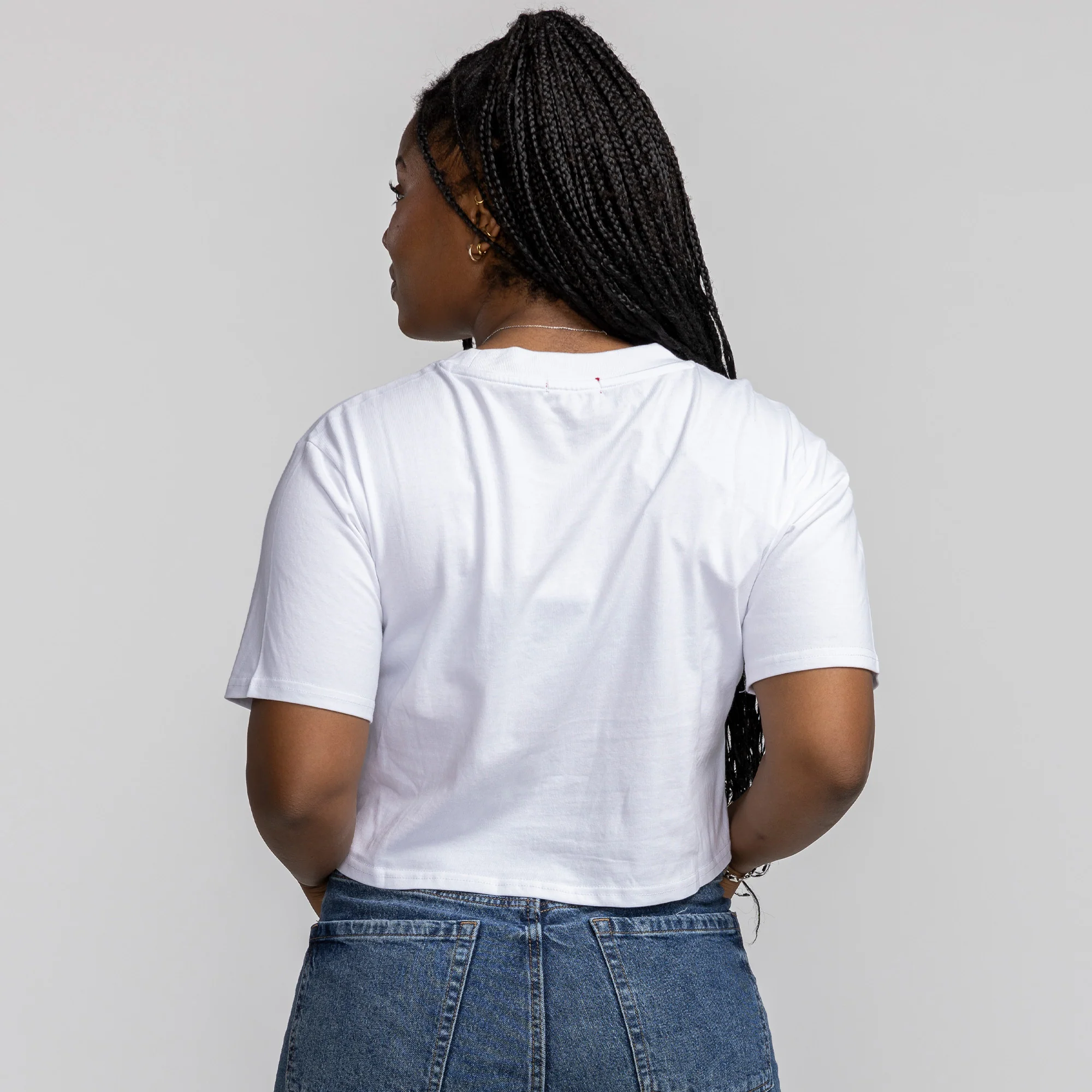 Mitchell & Ness Miami HEAT Graphic Women's Crop Tee - Image 2
