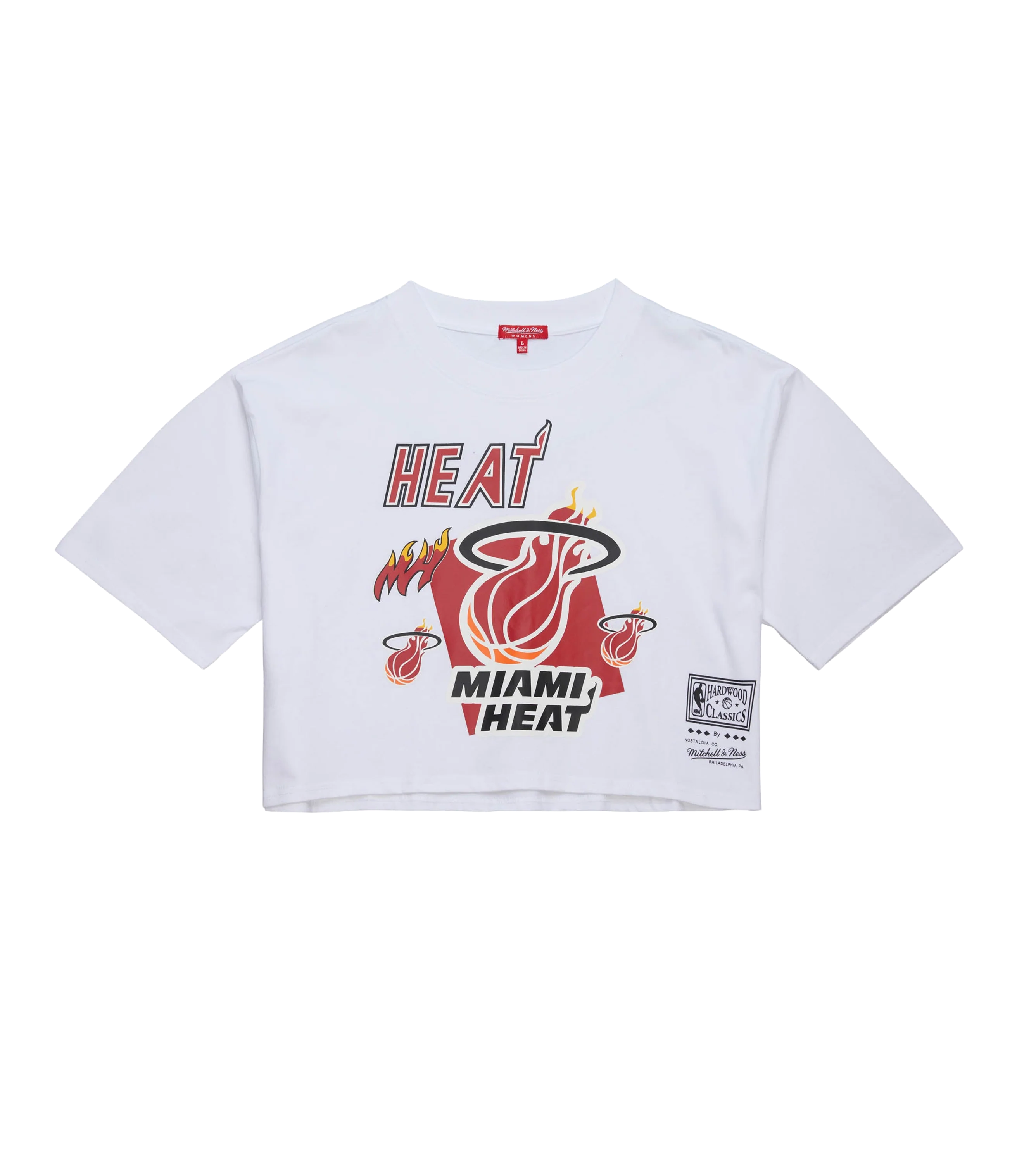 Mitchell & Ness Miami HEAT Graphic Women's Crop Tee - Image 5