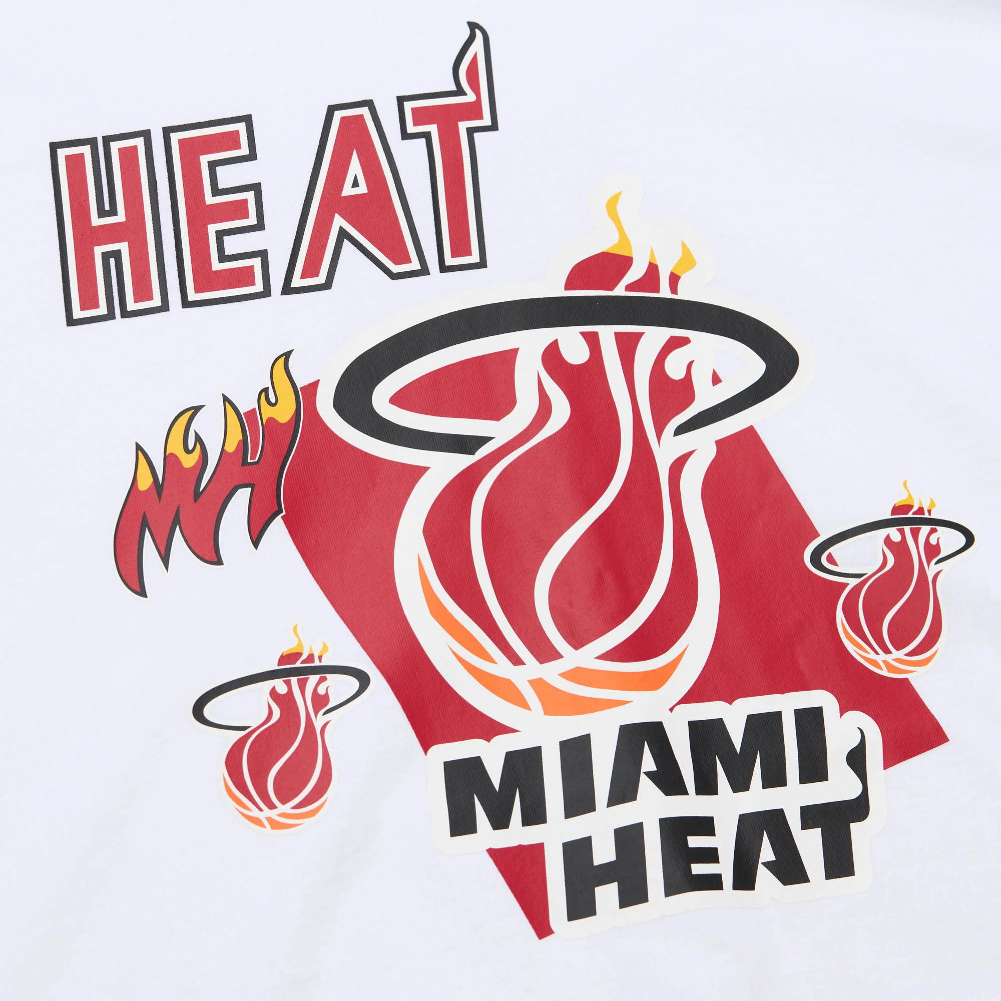 Mitchell & Ness Miami HEAT Graphic Women's Crop Tee - Image 7