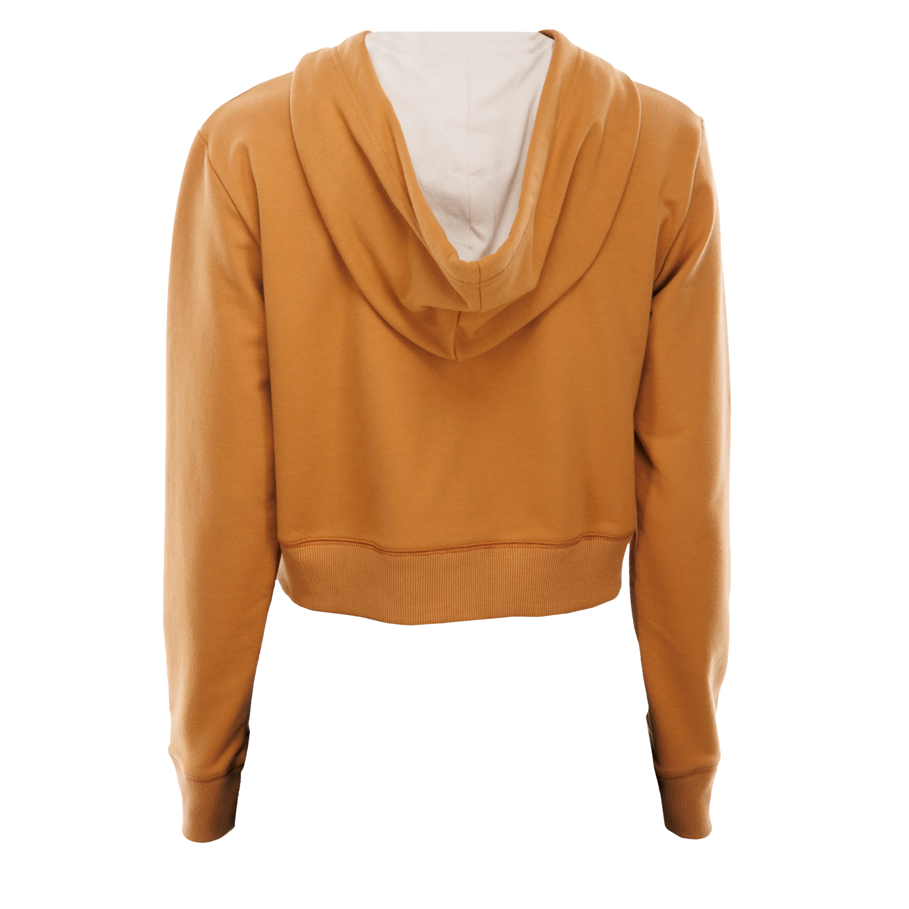 New Era Miami HEAT Tan Full Zip Crop Women's Hoodie - Image 6