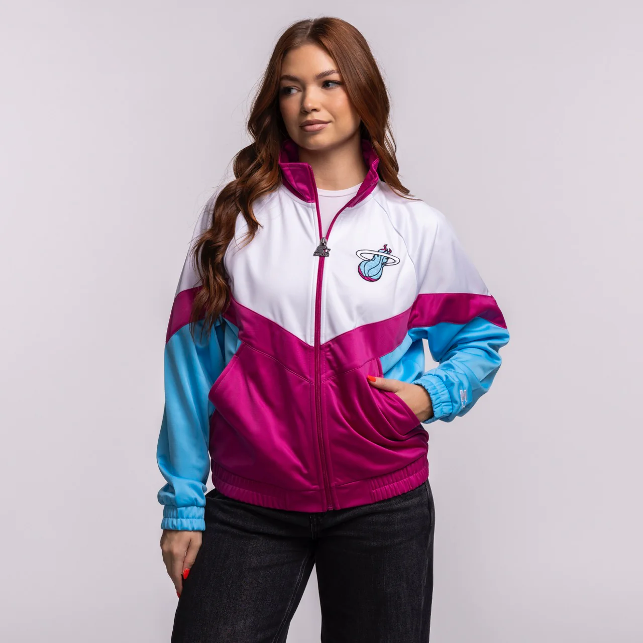 G-III Sports Miami HEAT Original Vice Nights Women's Jacket - Image 4
