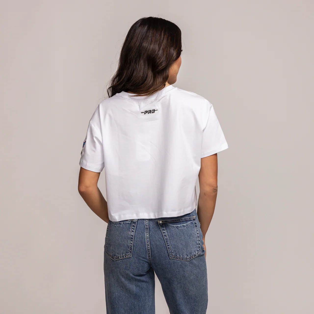 Pro Standard Miami HEAT Original Vice Women's Boxy Crop Tee - Image 2