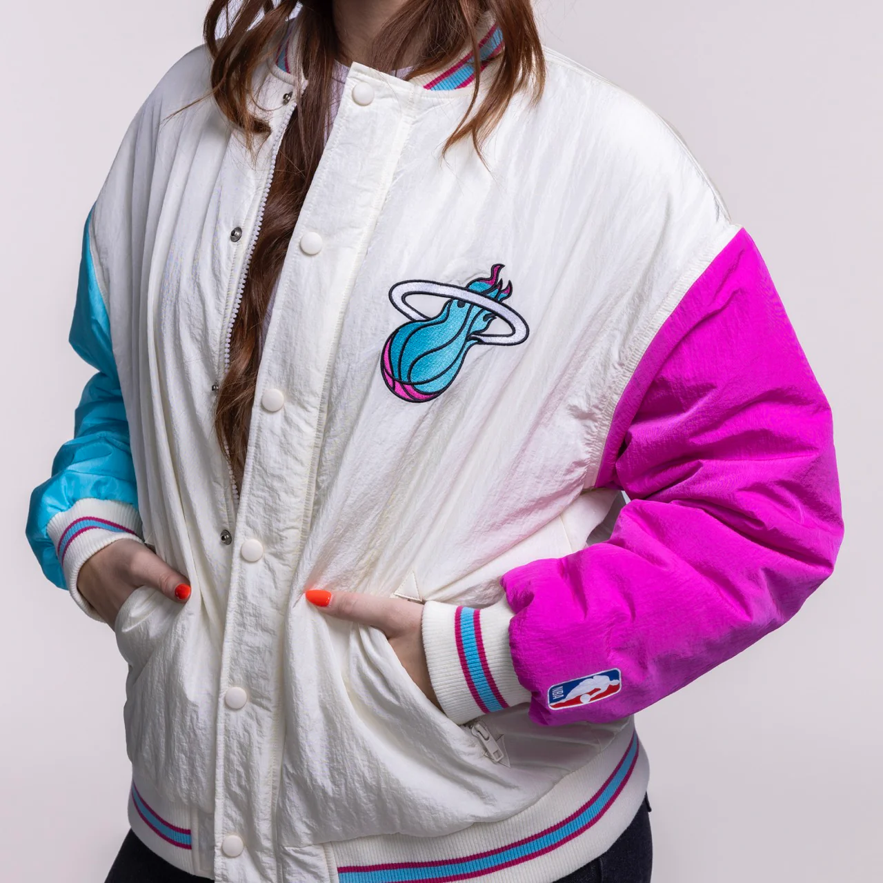 Court Culture X Terez Original Vice Nights Unisex Bomber Jacket - Image 3