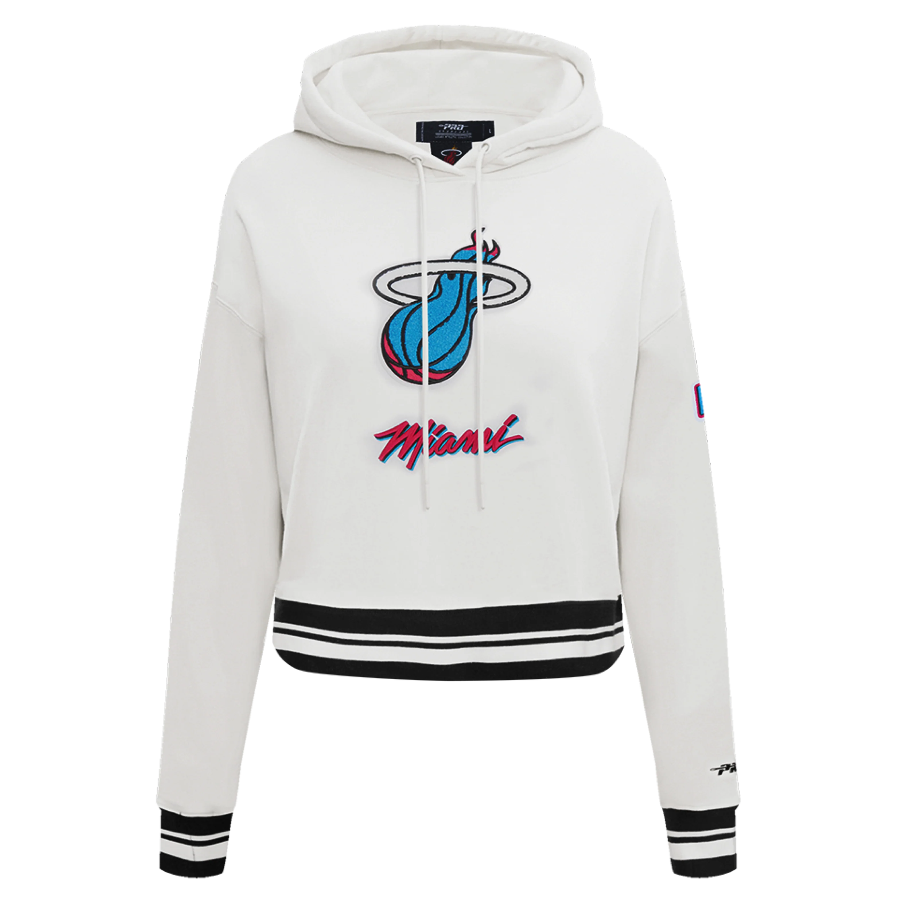Pro Standard Miami HEAT Original Vice Women's Pullover Hoodie - Image 6