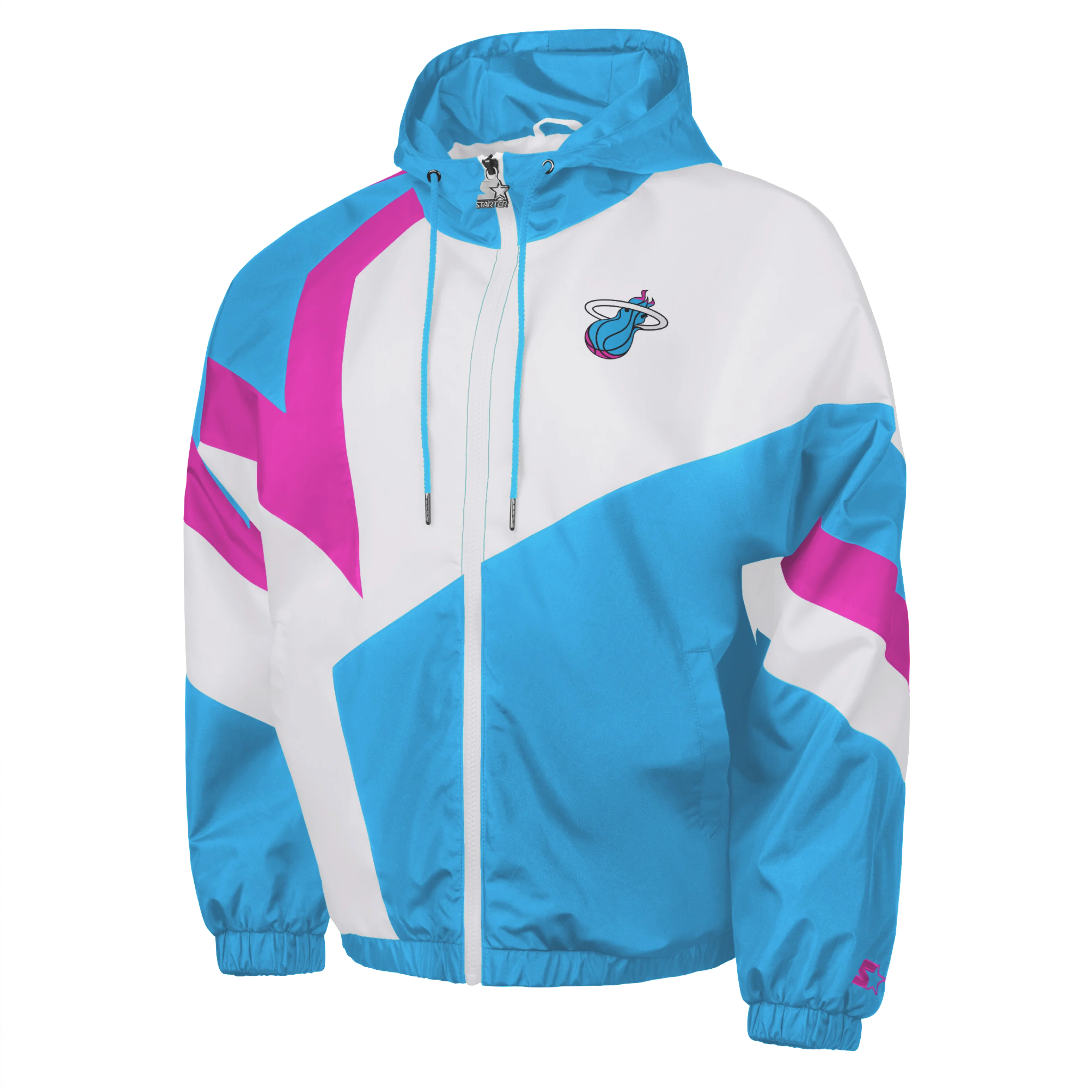 G-III Sports Miami HEAT Original Vice Women's Full Zip Starter Jacket - Image 5