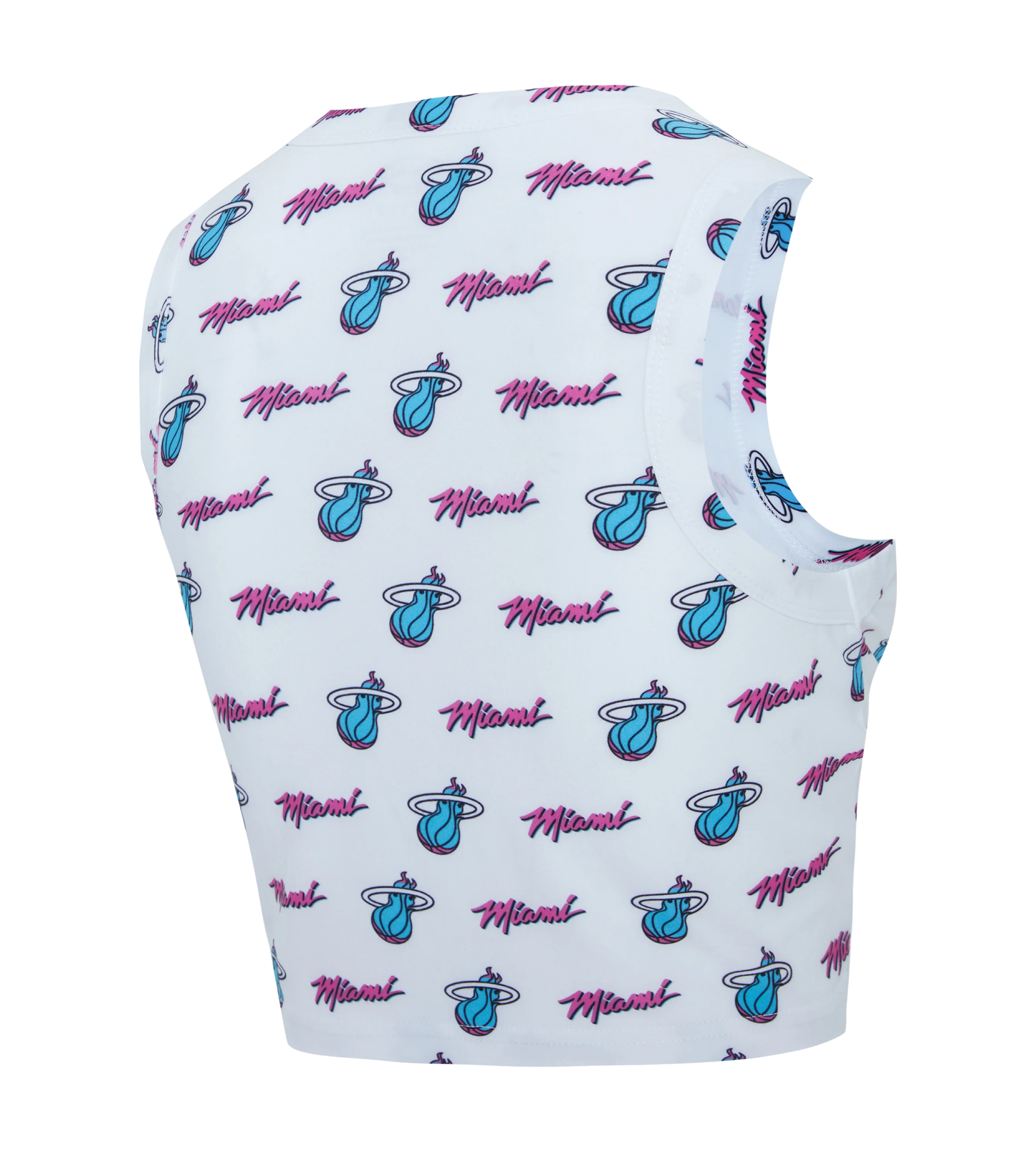 Concepts Sports Miami HEAT Original Vice Women's Cropped Tank - Image 2