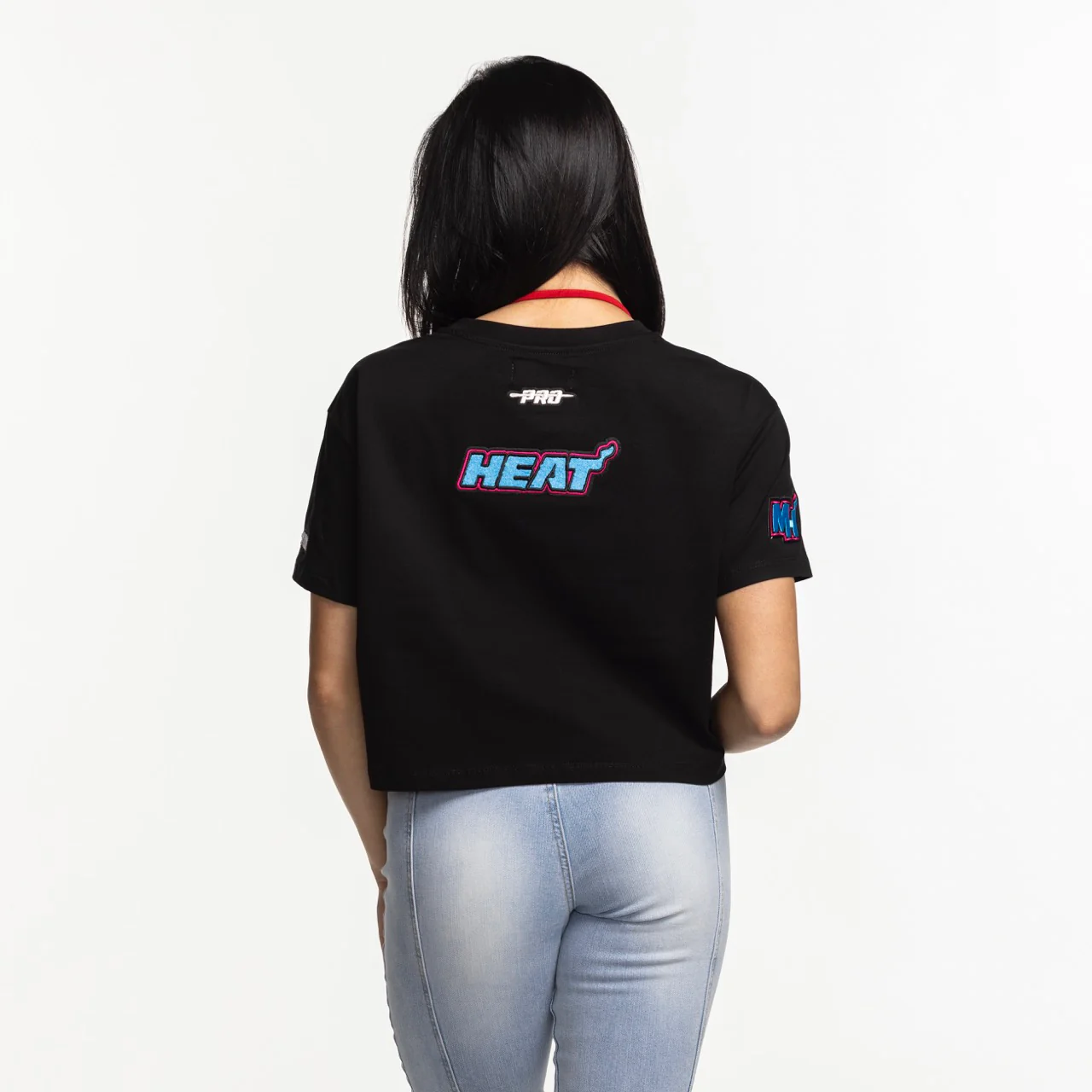 Pro Standard Miami HEAT Original Vice Nights Women's Boxy Tee - Image 3