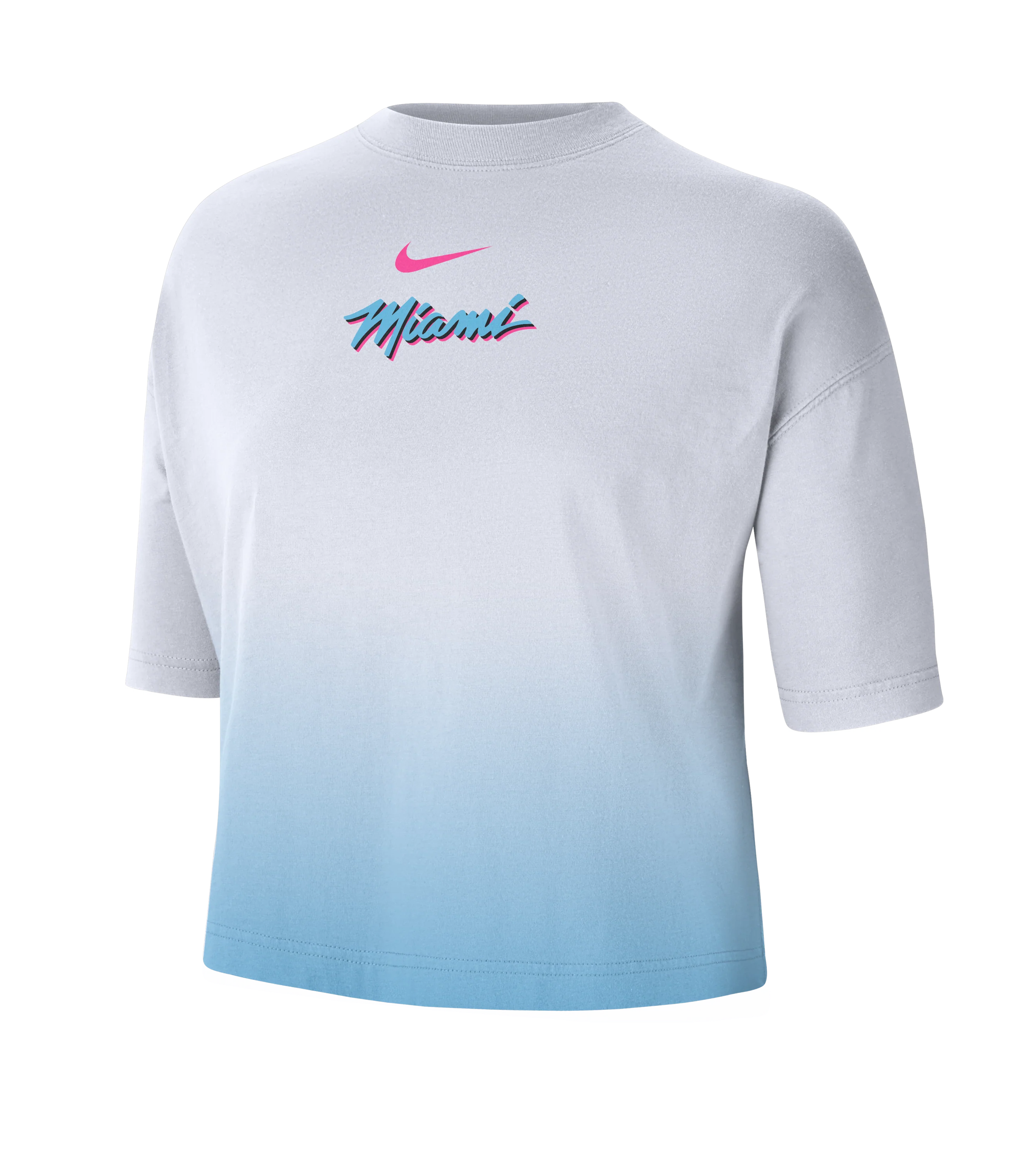 Nike Miami HEAT Original Vice Nights Women's Boxy Tee - Image 4