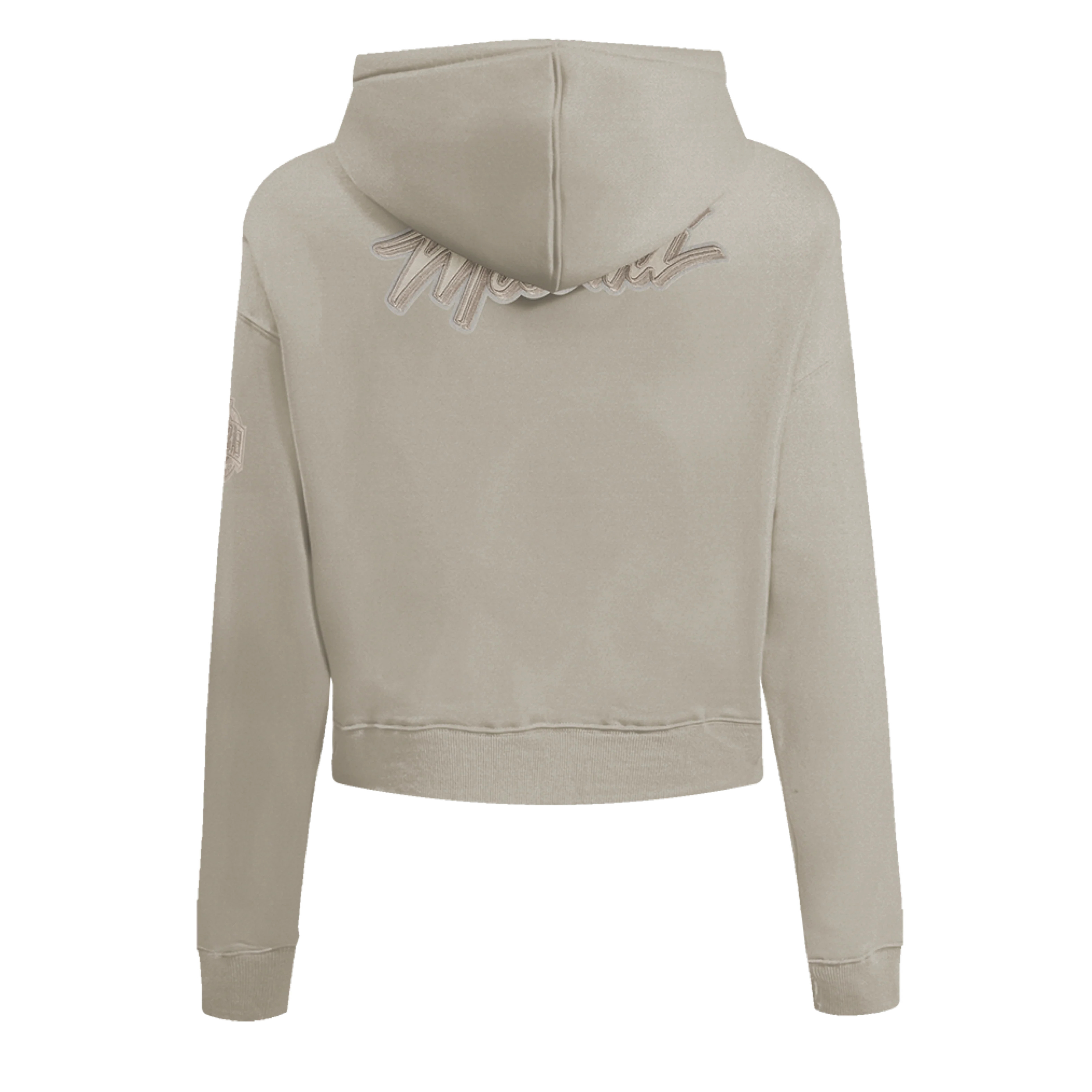 Pro Standard Miami HEAT Original Vice Nights Beige Women's Hoodie - Image 5
