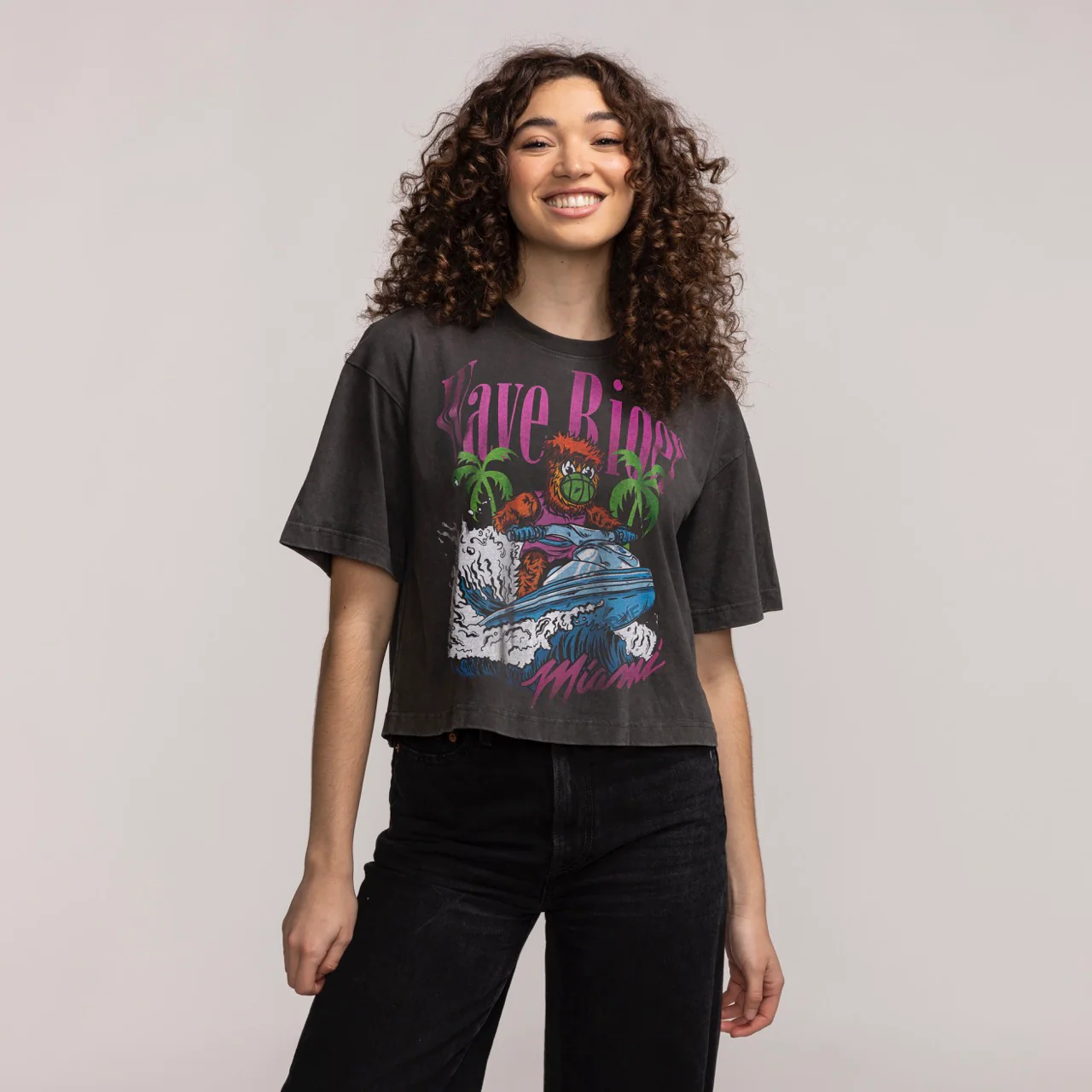 Court Culture Wave Rider Boxy Crop Tee