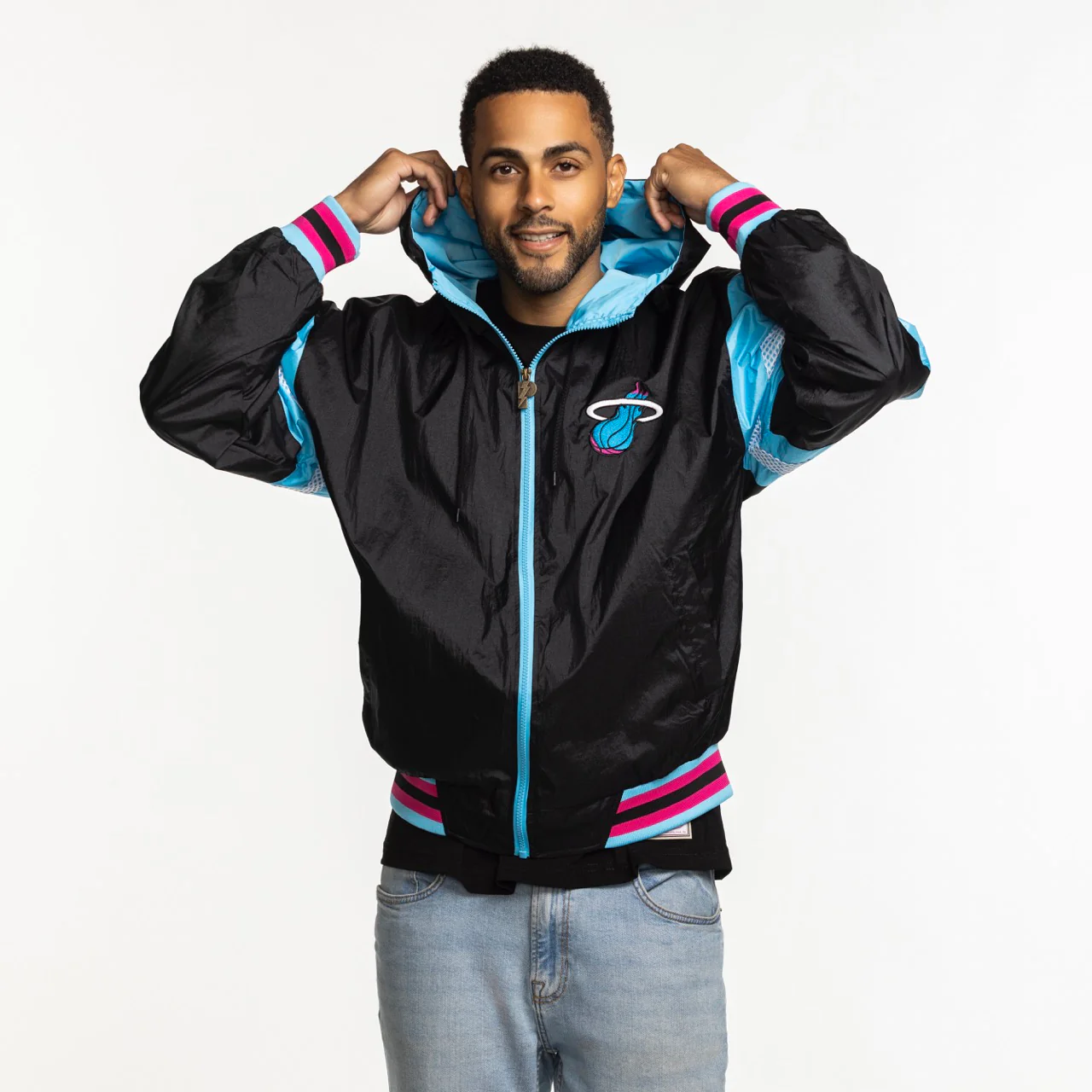 G-III Sports Miami HEAT Original Vice Nights Legacy Jacket - Image 4