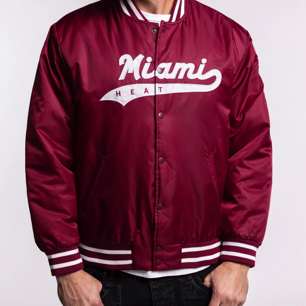 Hype and Vice Miami HEAT Varsity Jacket - Image 4