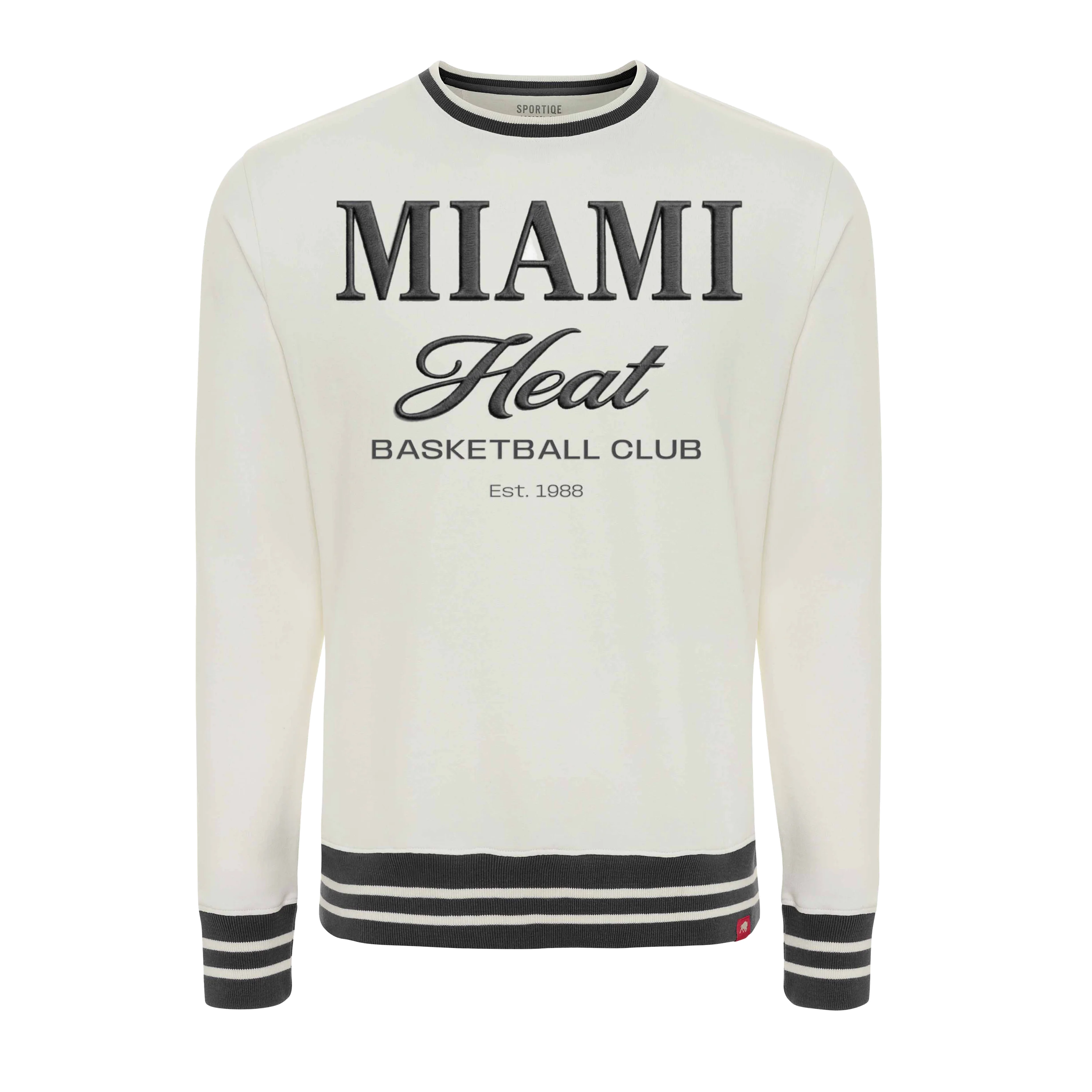 Sportiqe Miami HEAT Basketball Club Crewneck - Image 5