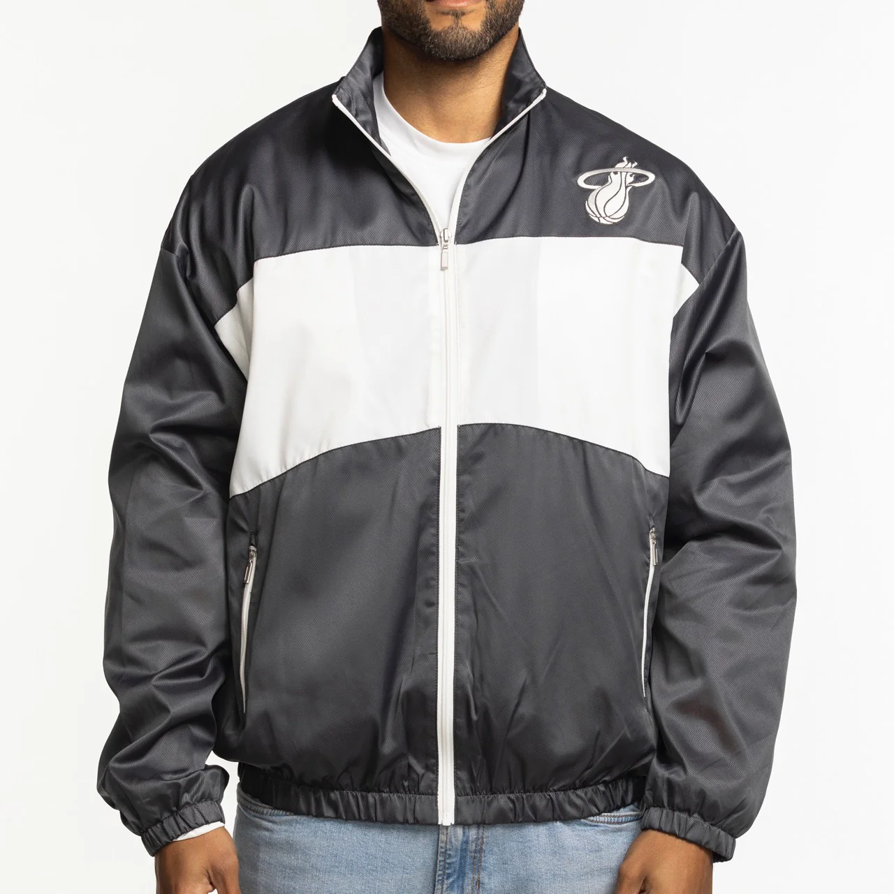 Sportiqe Miami HEAT Basketball Club Jacket - Image 4