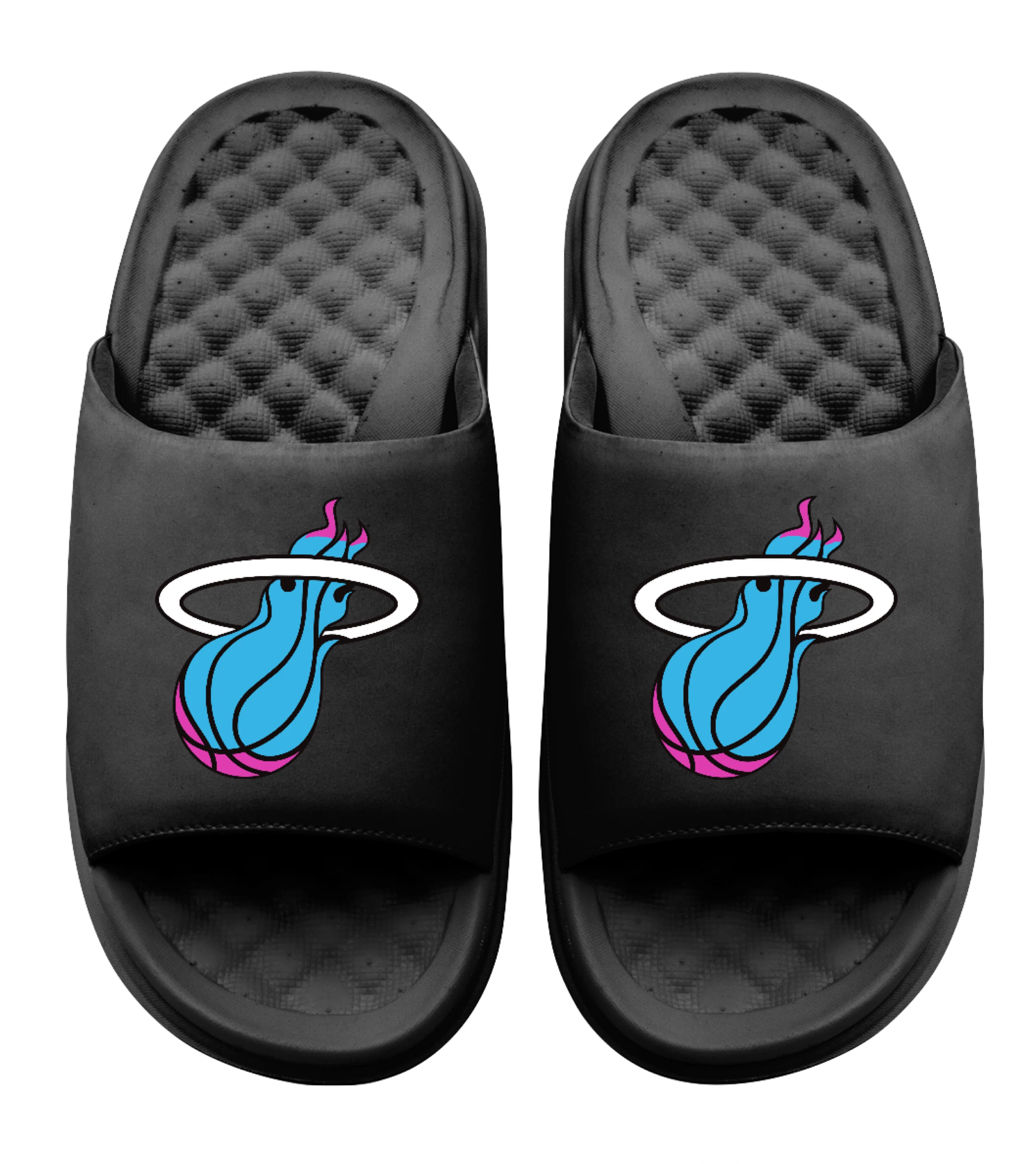 ISlide Miami HEAT Original Vice Nights Logo Sandals